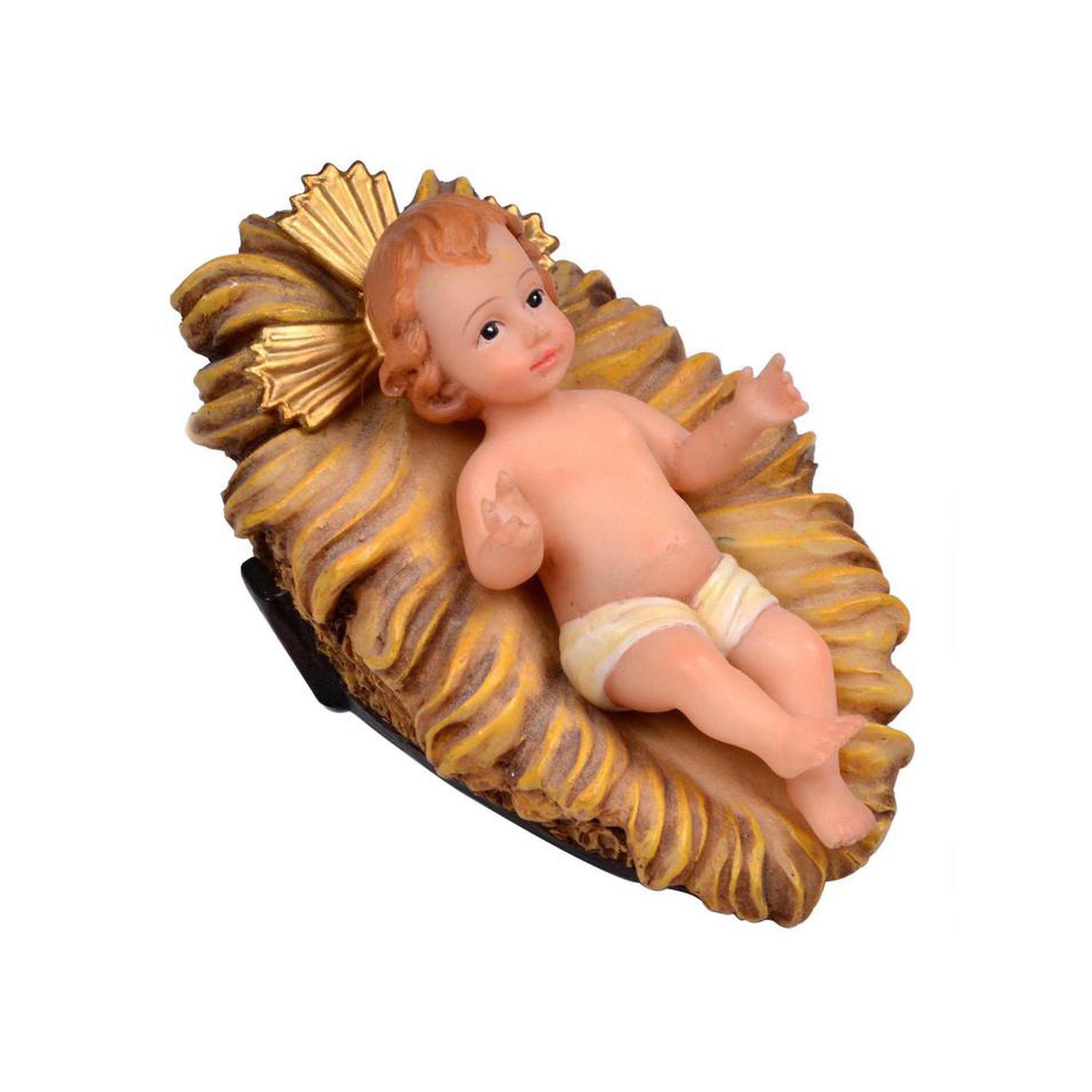 BEBÊ JESUS C/BERÇO 8CM - 028-490523