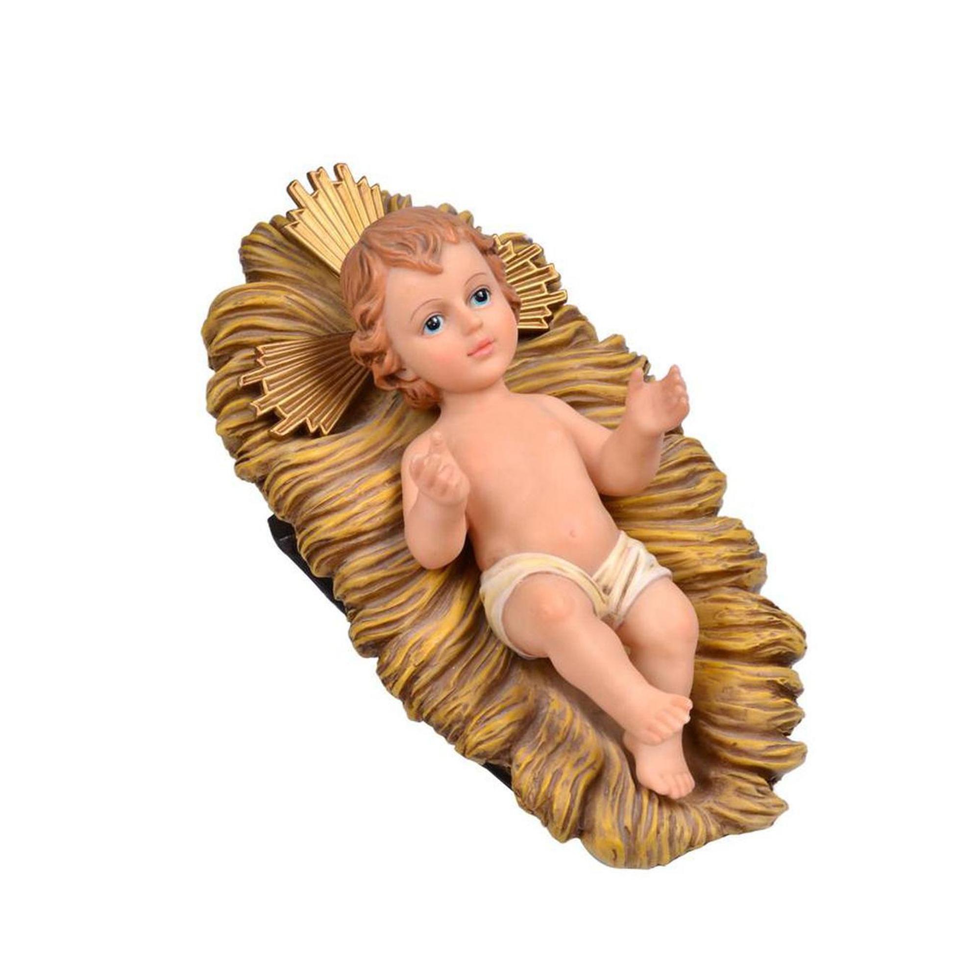 BEBE JESUS C/CUNA 19.5CM - 028-490527