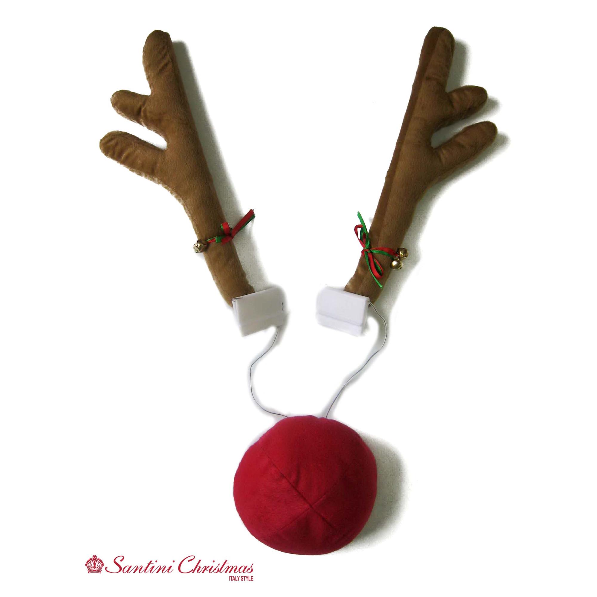 43cm ANTLER & 14cm RED NOSE FO - 043-931780