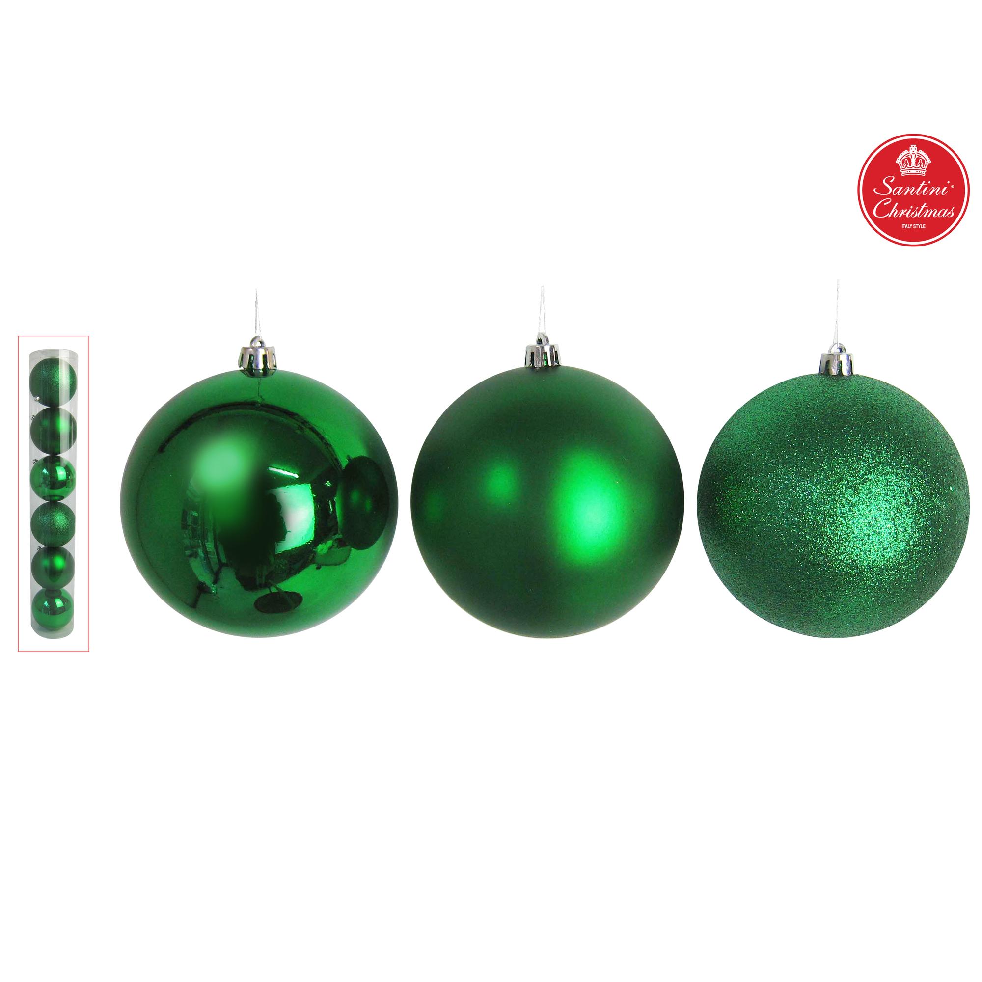 DECOR BALL 100mm 6pcs 10.2X10.2 Noritex