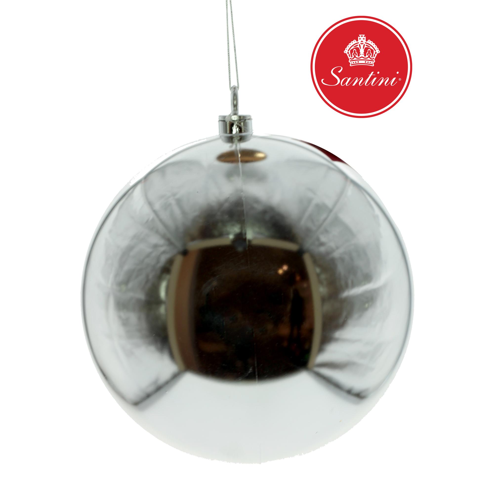 BOLA DE DECORAÇÃO PRATEADA 300MM - 049-956364