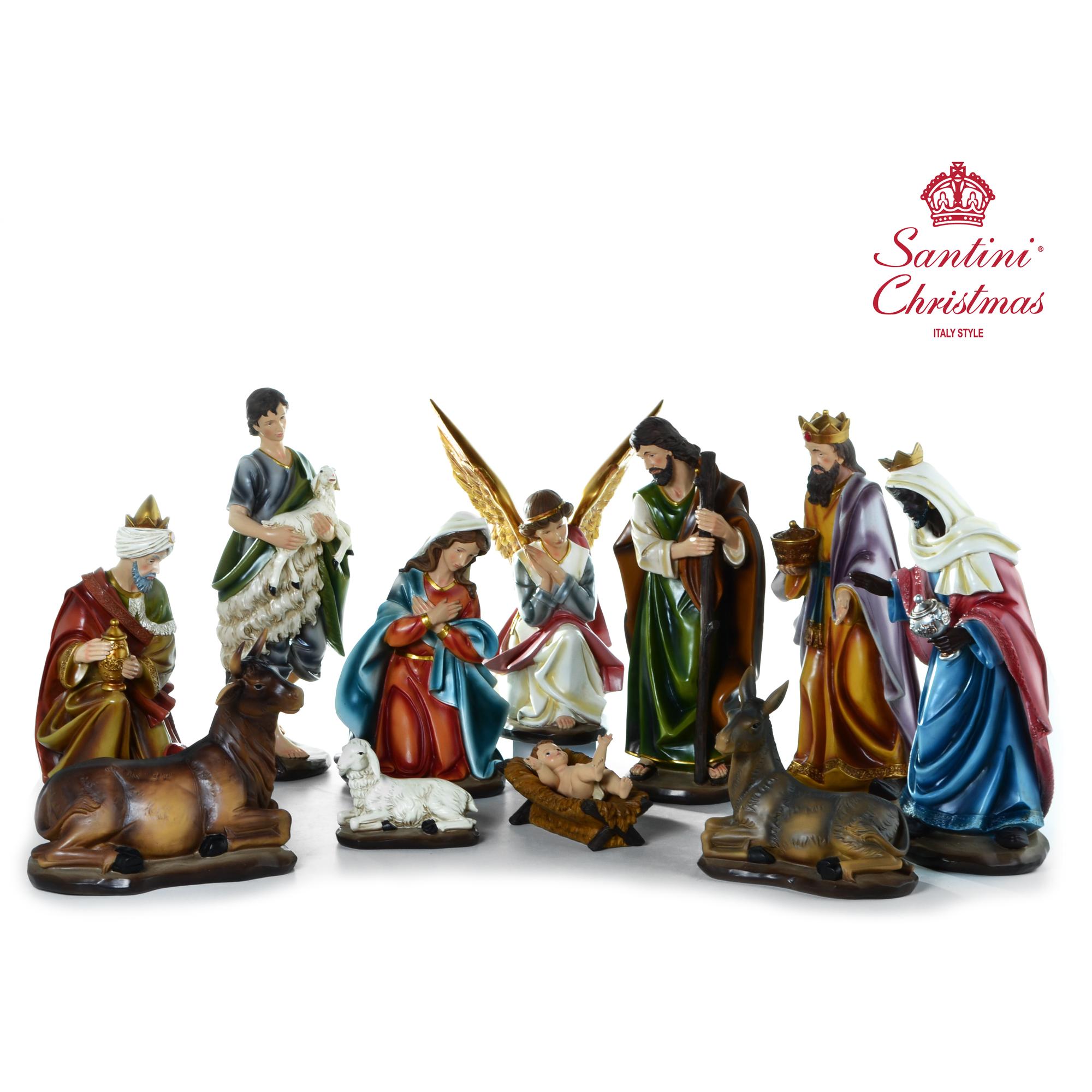 POLY S/11 NATIVITY SET - 064-482108