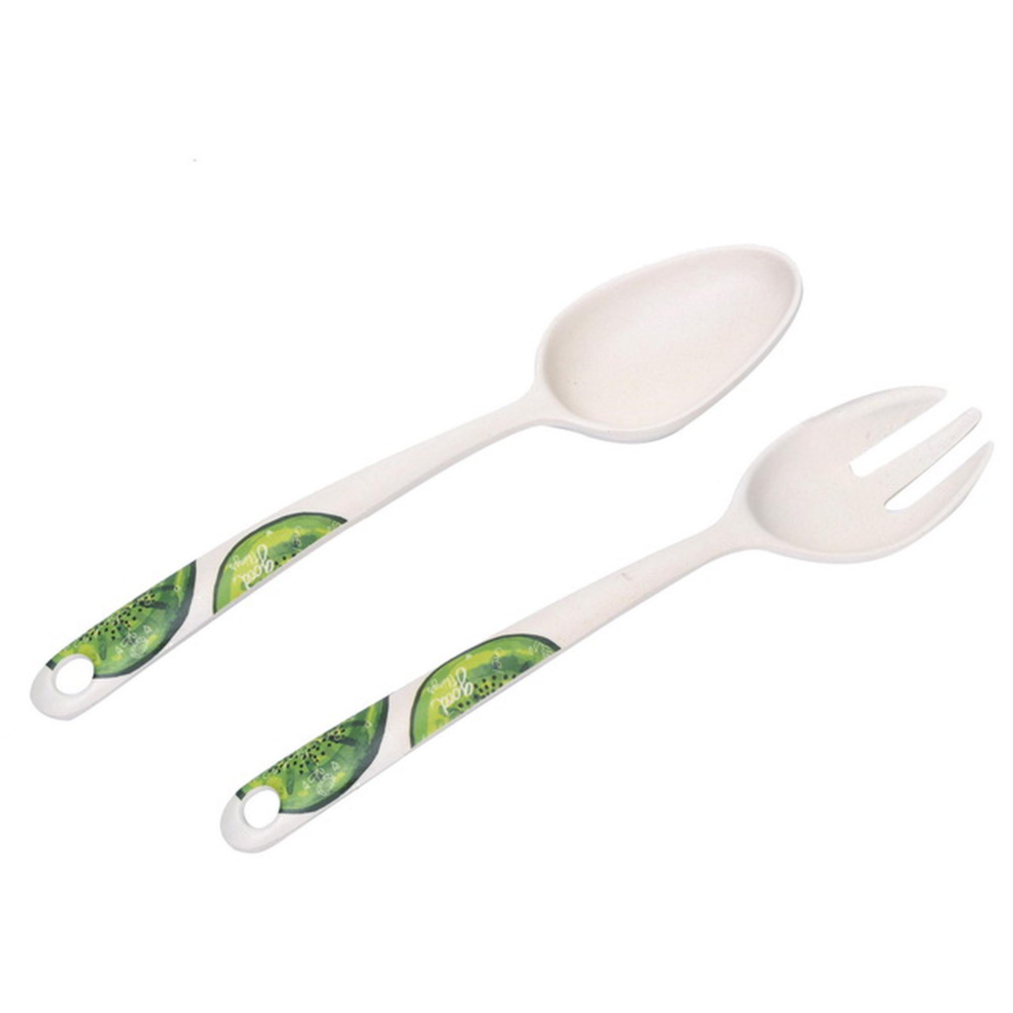 BAMBOO FIBRE  SALAD SERVER SET - 085-292331