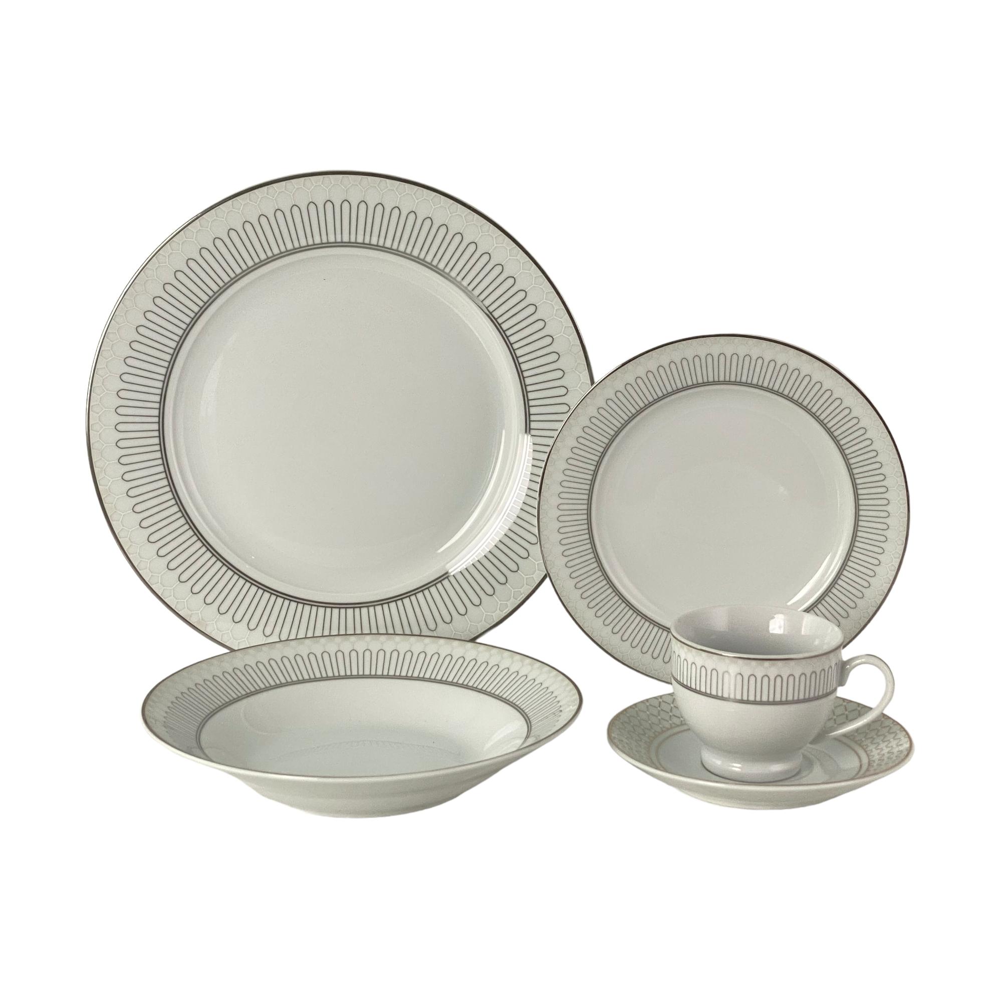 PORCELAIN 30PCS DINNER SET - 086-196974