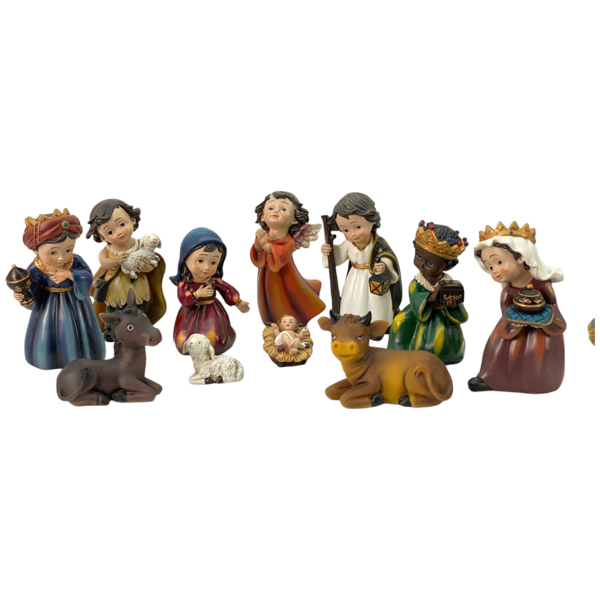 JG NATIVITY 11PCS 10X10X20CM - 100-0200122