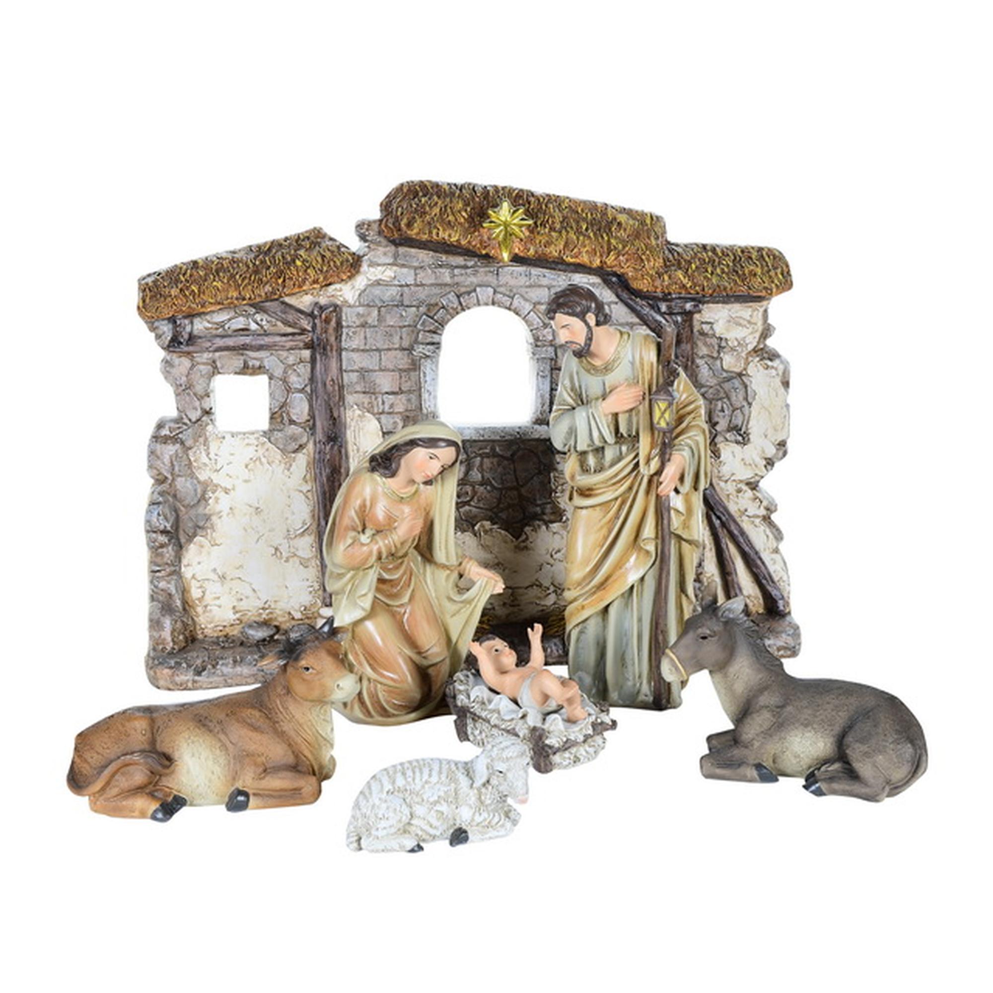 POLY S/7 NATIVITY SET - 100-1100003