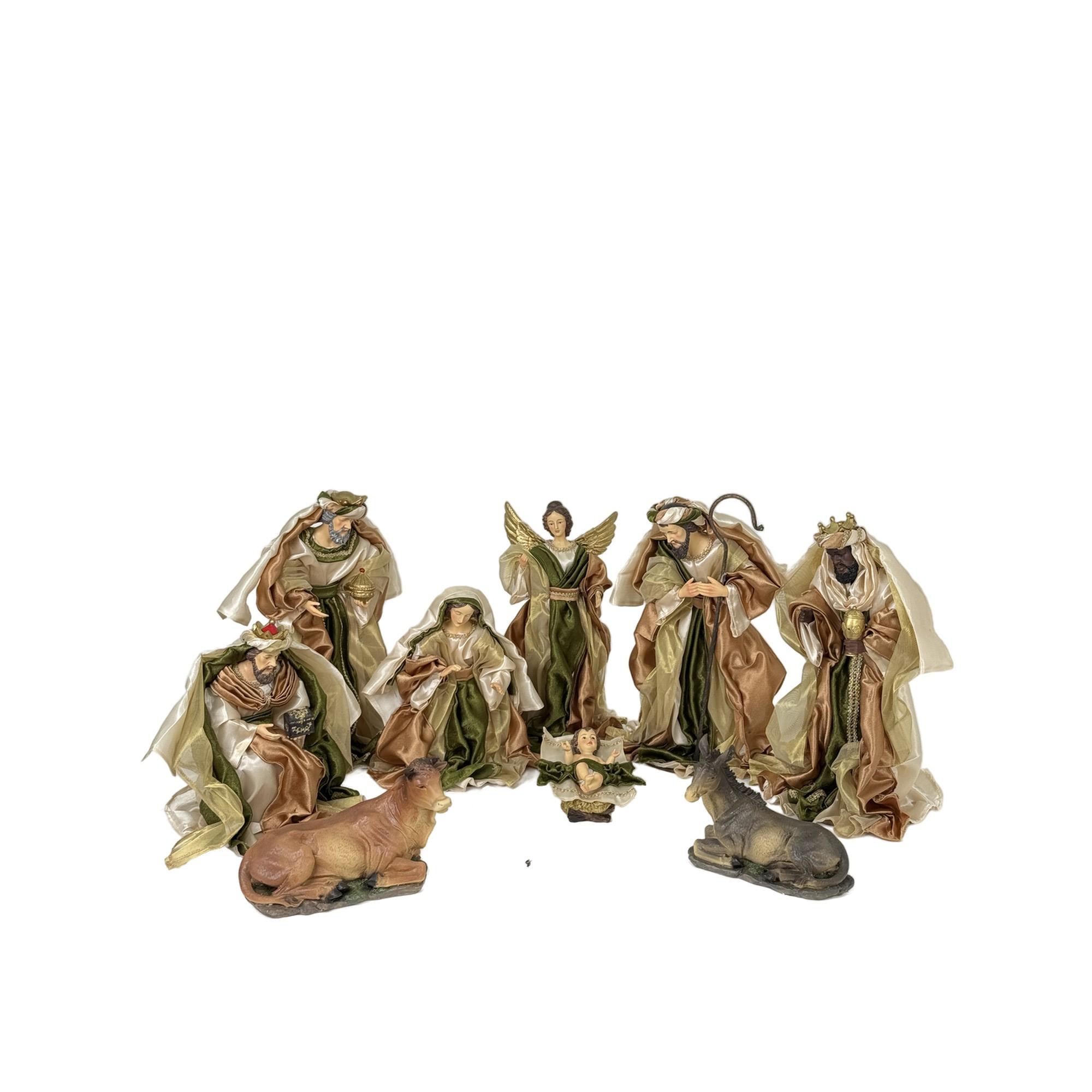 16 FABRIC NATIVITY SET - 100-4900863