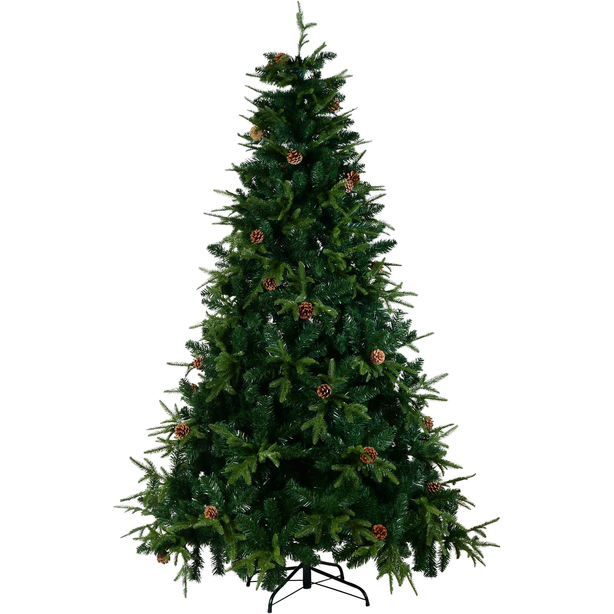 7ft 1200tips 5 fork PE&pvc tree hinged tree metal feet - 110-0100022