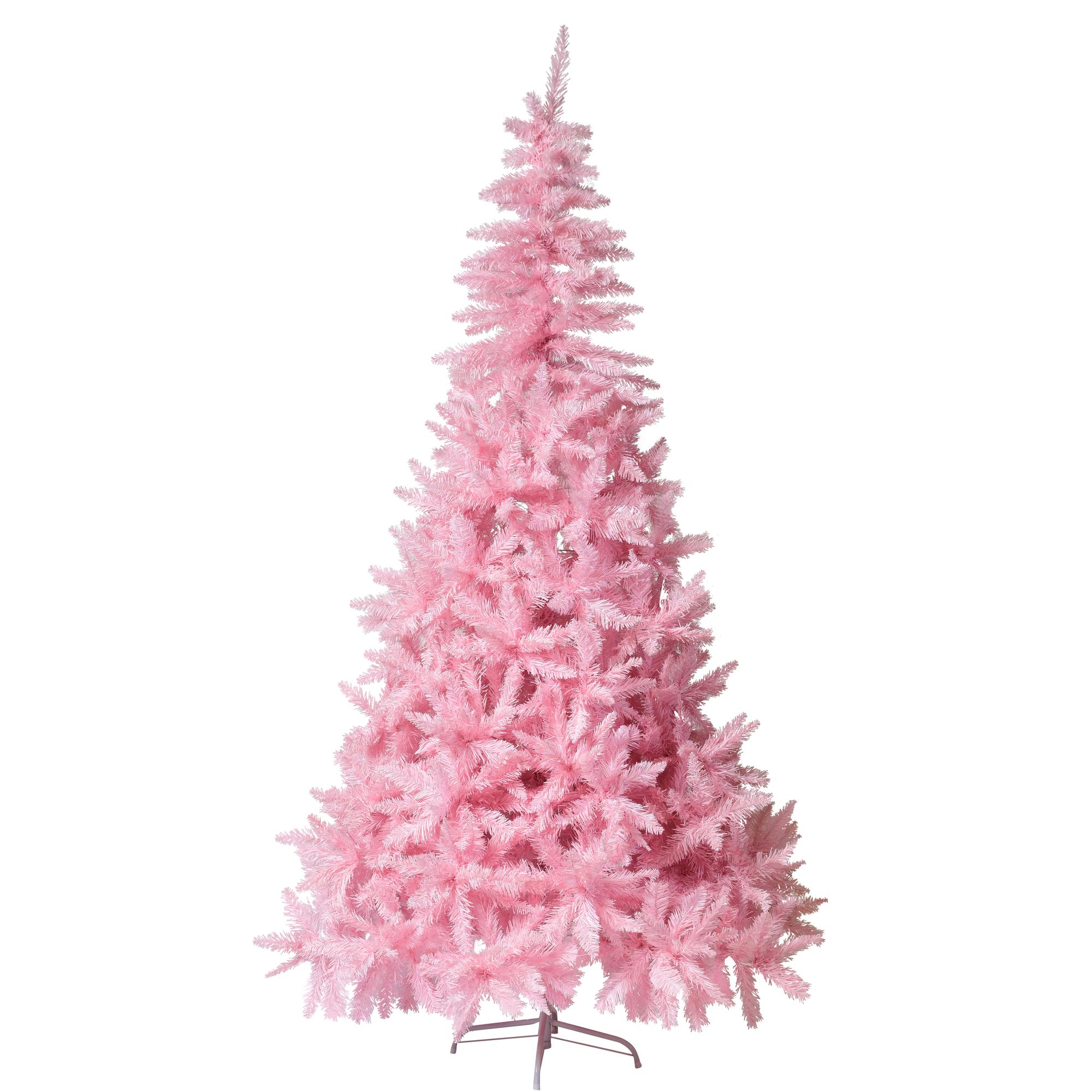 6ft 700tips pink pointed pvc tree wrapped tree metal feet - 110-0100067