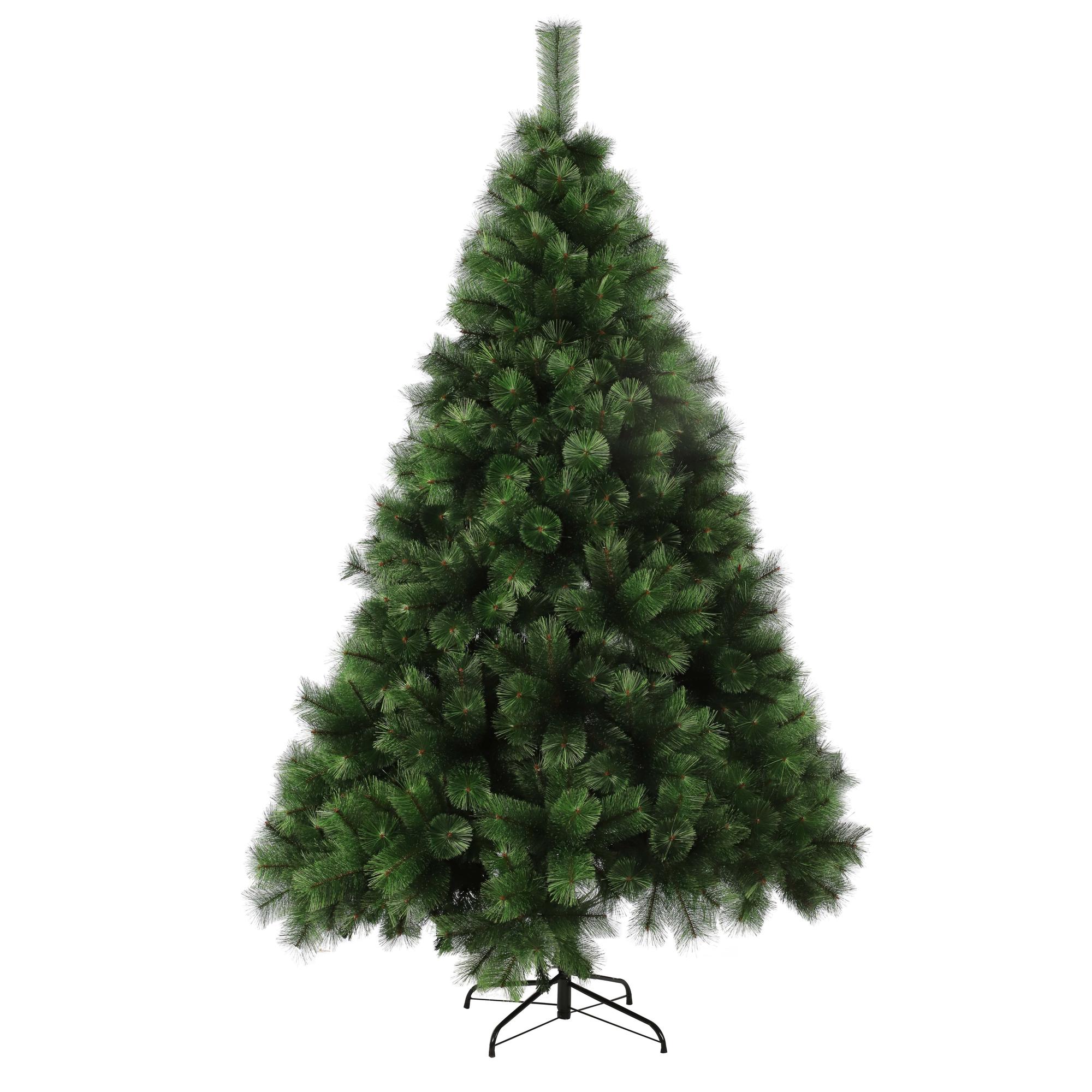 Xmas Tree 210cm1100tipswhite blossom pine tip + pvc tip6cm/0 - 110-0100272