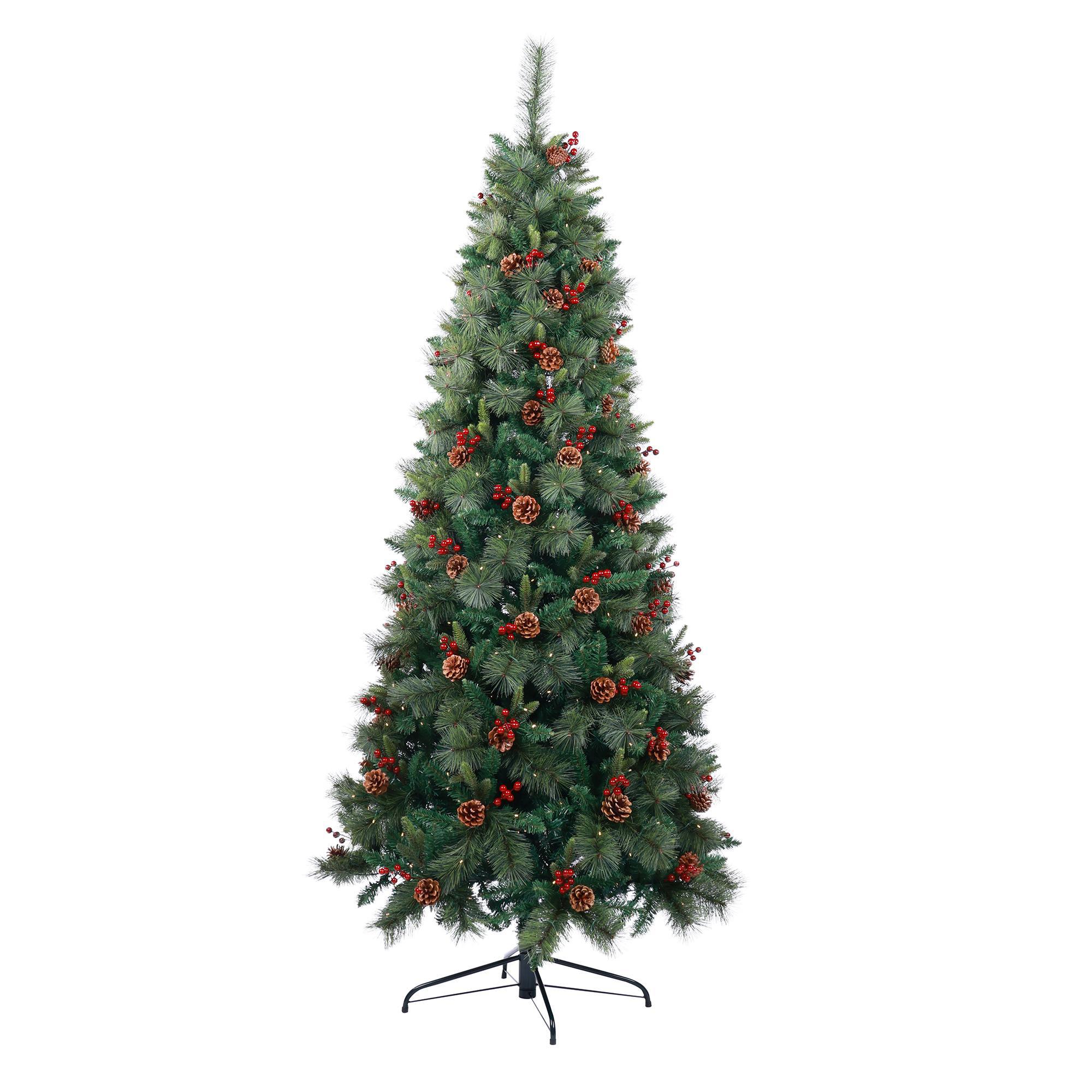 8FT 240CM 1267TIPS CHRISTMAS TREE WITH550 LED - 110-1400356/1