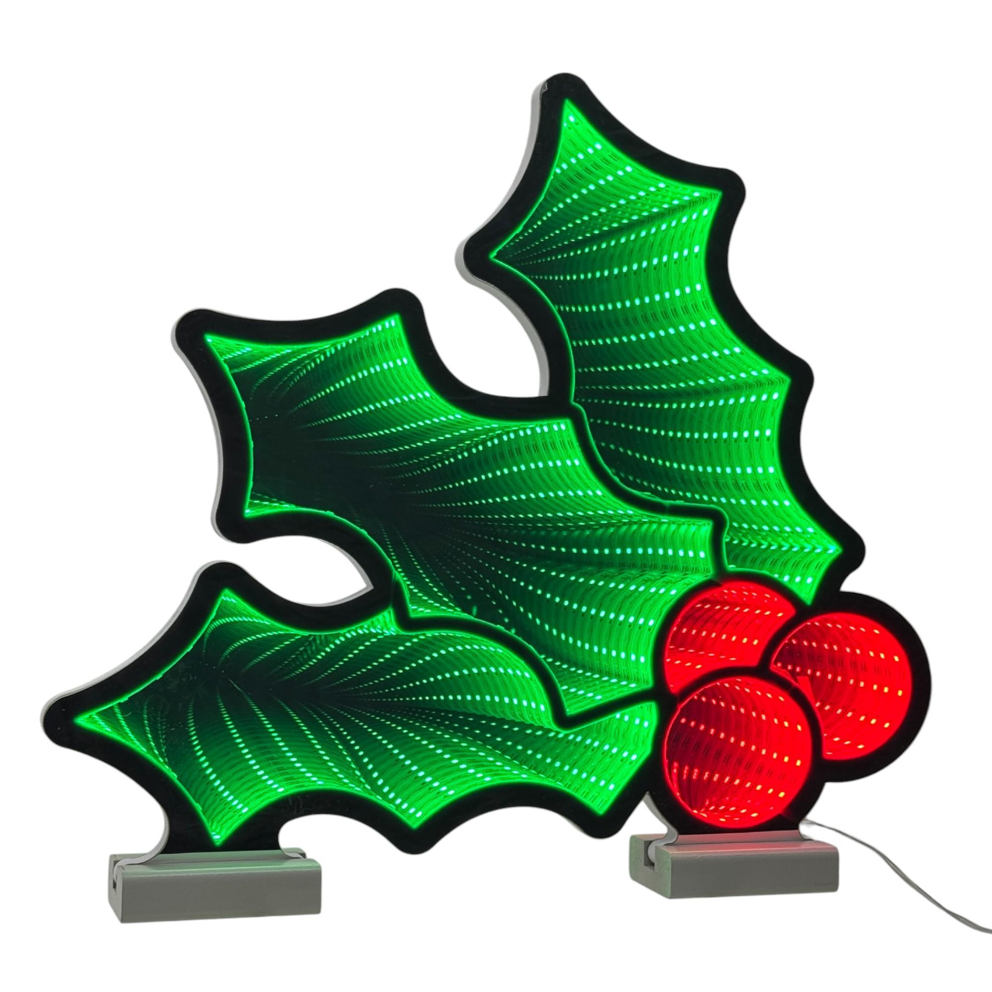 40CM INFINITY LIGHT STANDING ILEX LEAF - 120-0200046/1