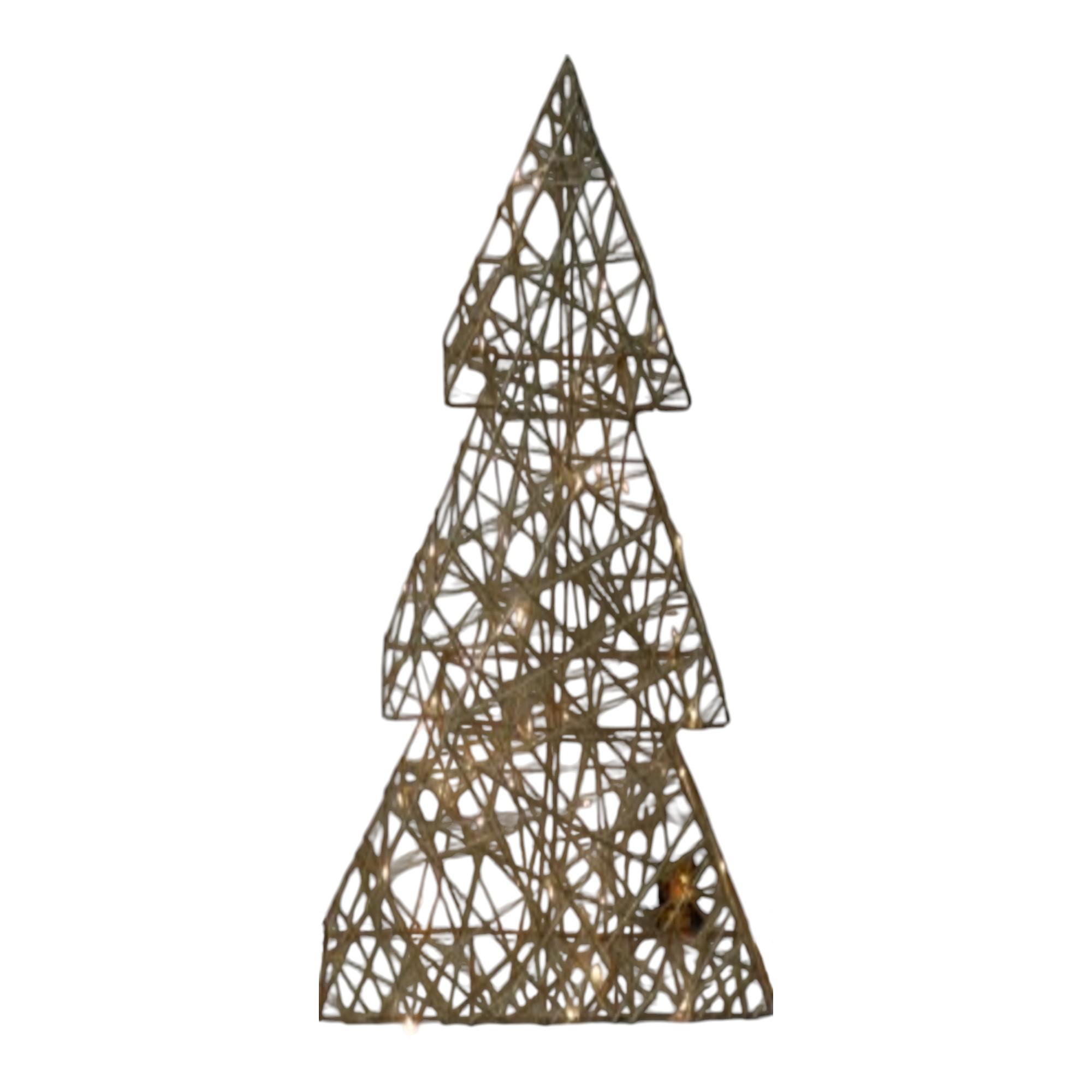 ÁRVORE DE DECORAÇÃO COM LUZ A/BAT2 30X26 - 120-2000184B