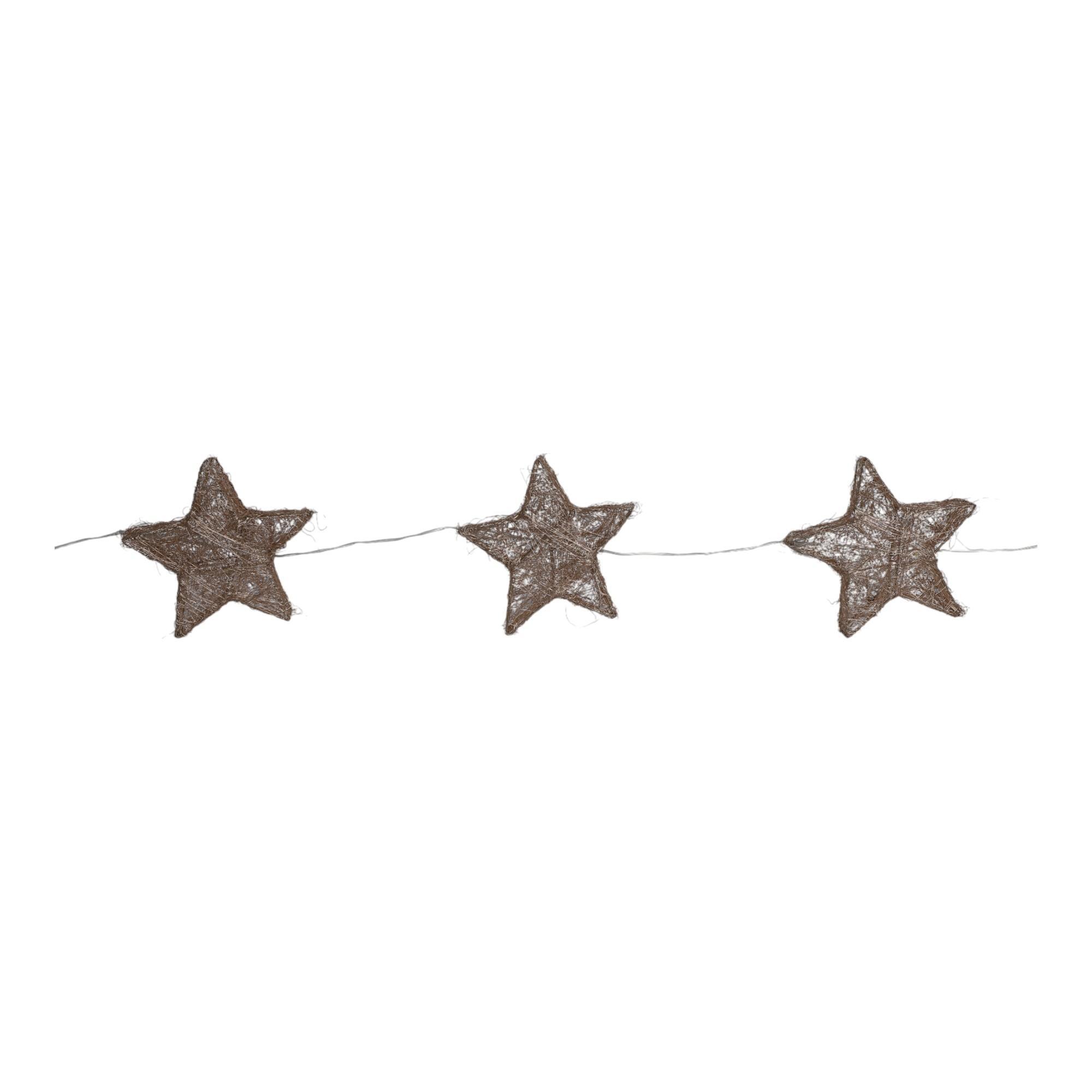 10PCS STAR GARLAND WITH 50PCSLED - 120-2000324B