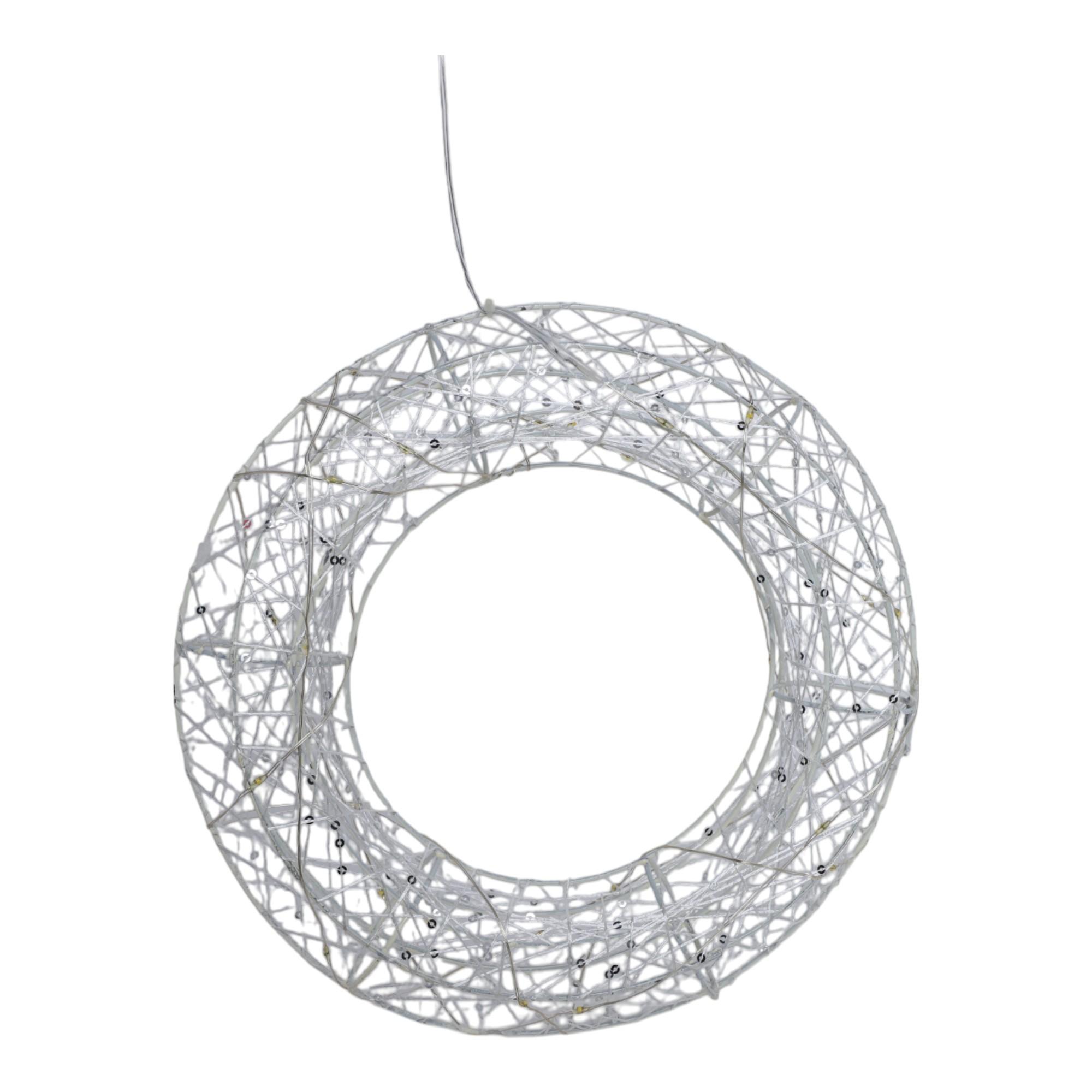 COROA COM LUZ A/BAT2 25X25X5CM - 120-2000358B