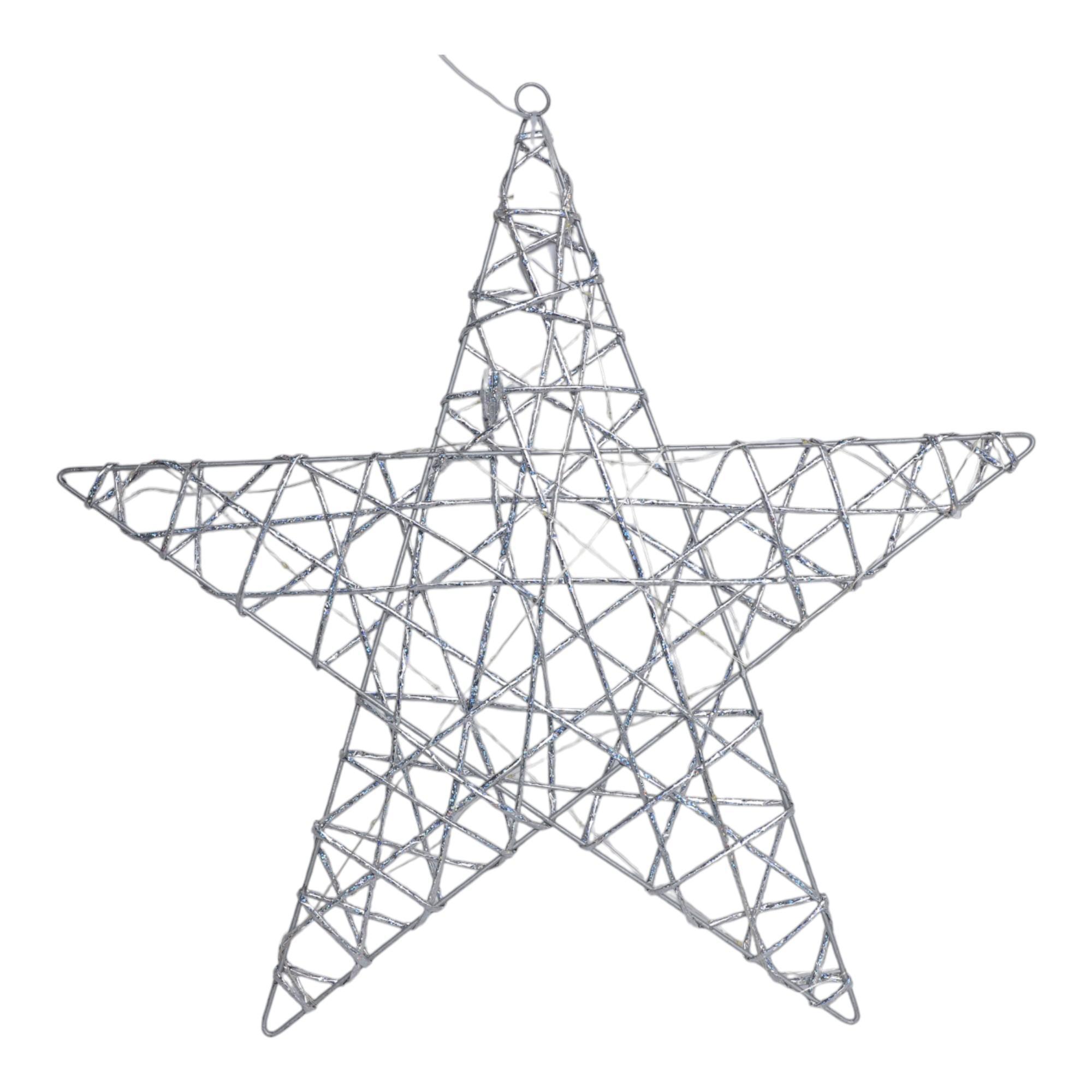FLAT STAR WITH 30PCS LED - 120-2000376B