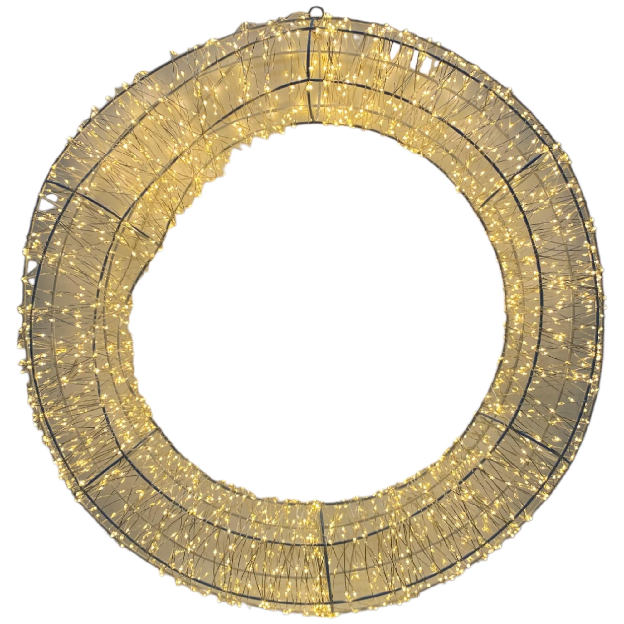 55CM 2000L WHITE RING WARMWHITE COPPER WIRE LIGHT 5M EXTENSI - 120-7000021/1