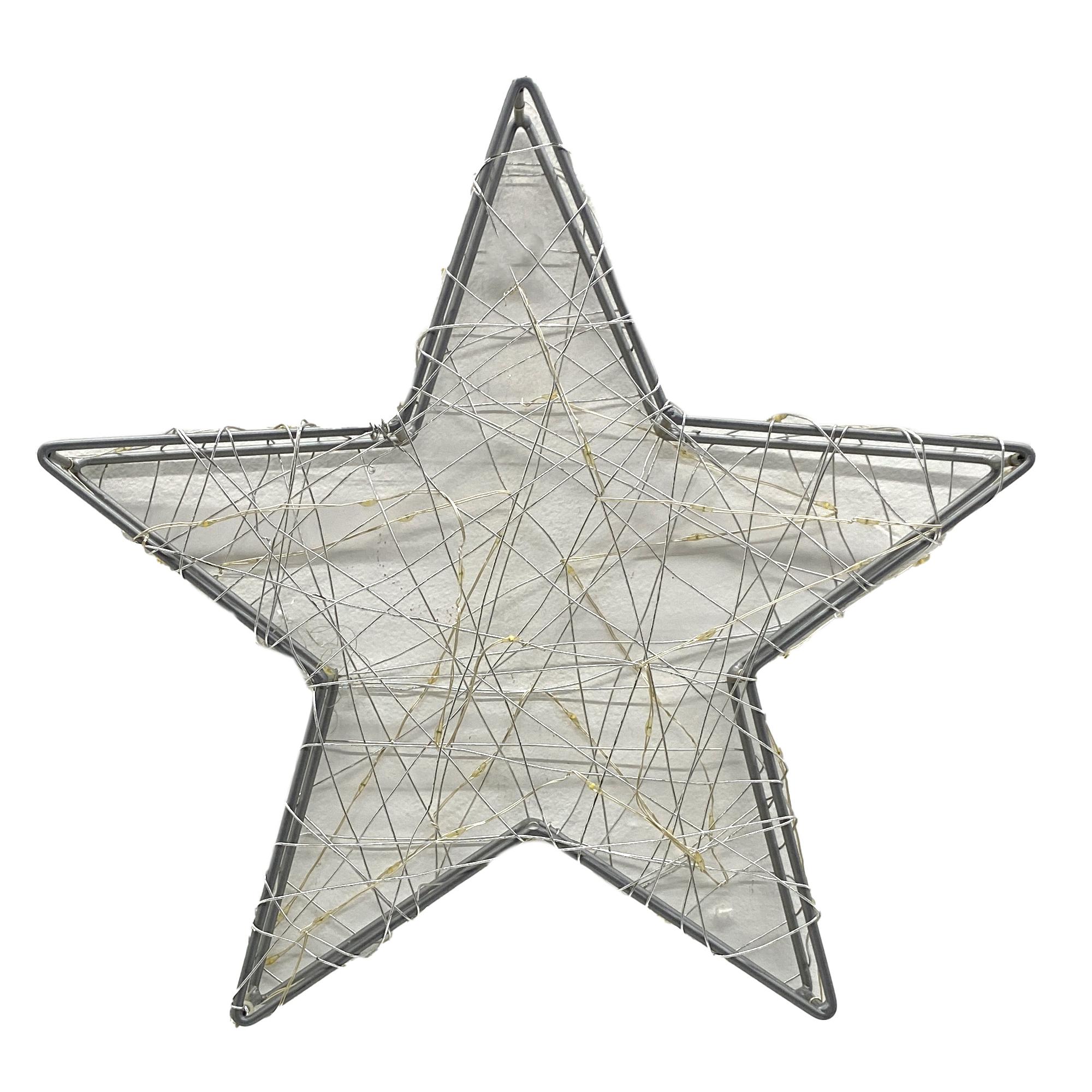 30 CM DIA STAR/50 LED/ 3PCS XAA BATTERIS (NOT INCLUDED) - 120-7500029