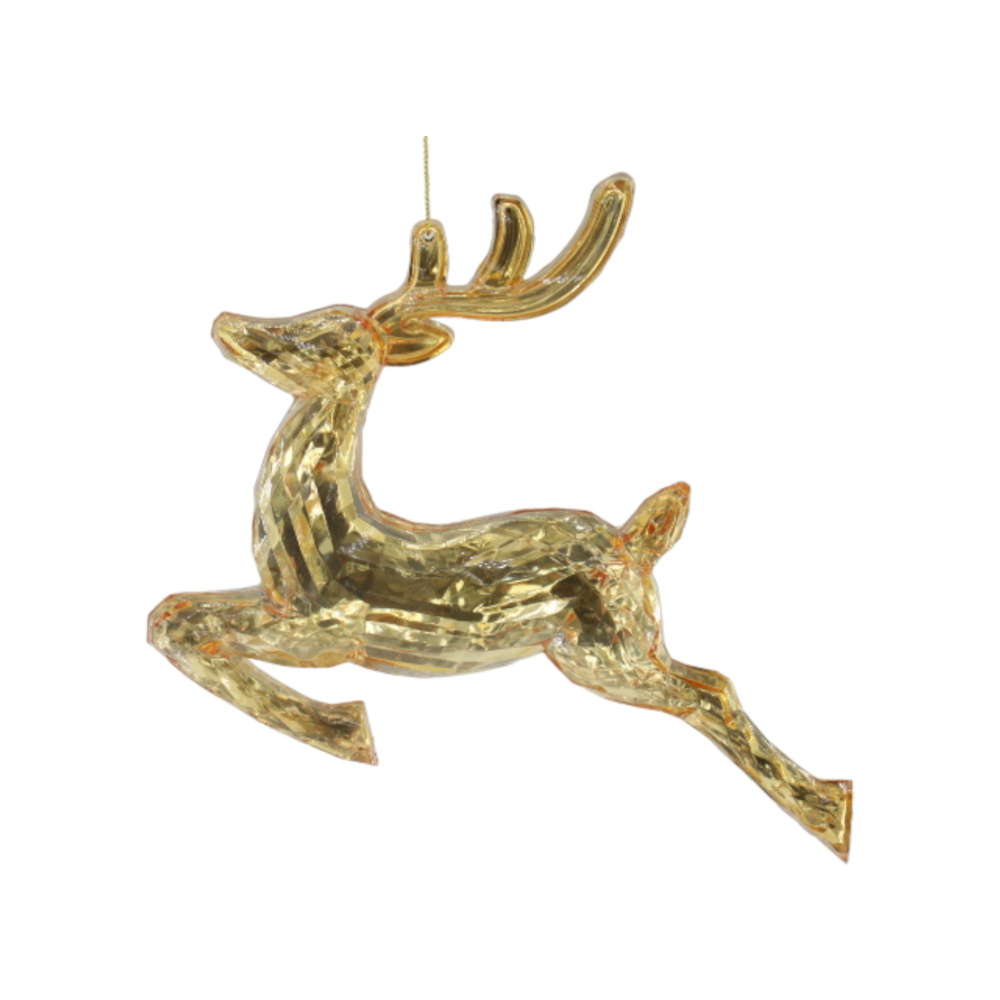 18CM W JEWEL REINDEER ORNAMETN - 130-0200096