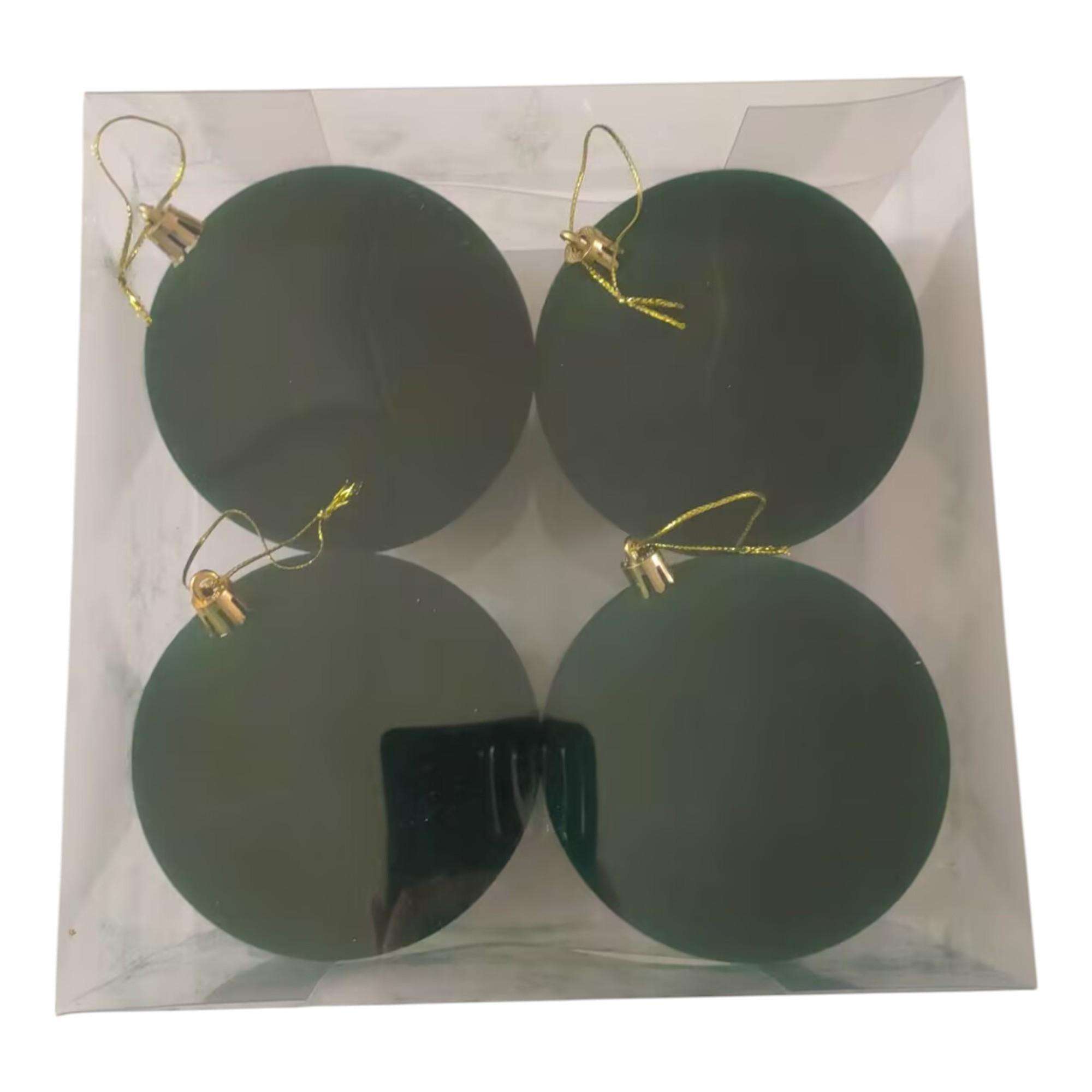 BOLAS DE 10 CM EM CAIXA DE PVC DE 4 PEÇAS - 130-2502552