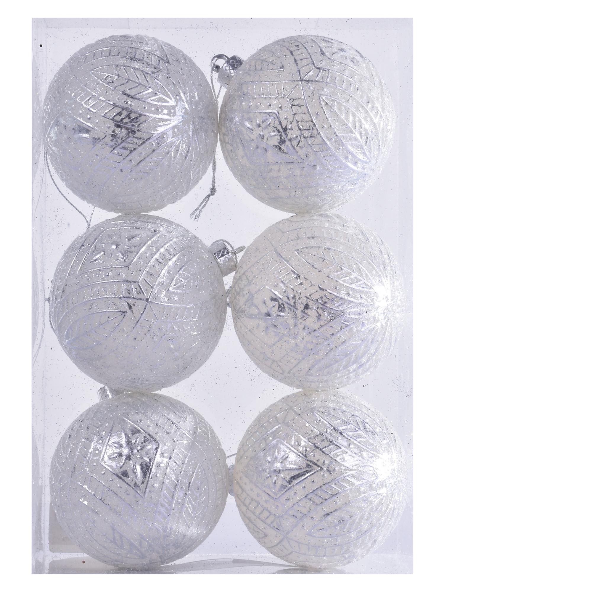 SET OF 6 X'MAS BALL - 130-5000222