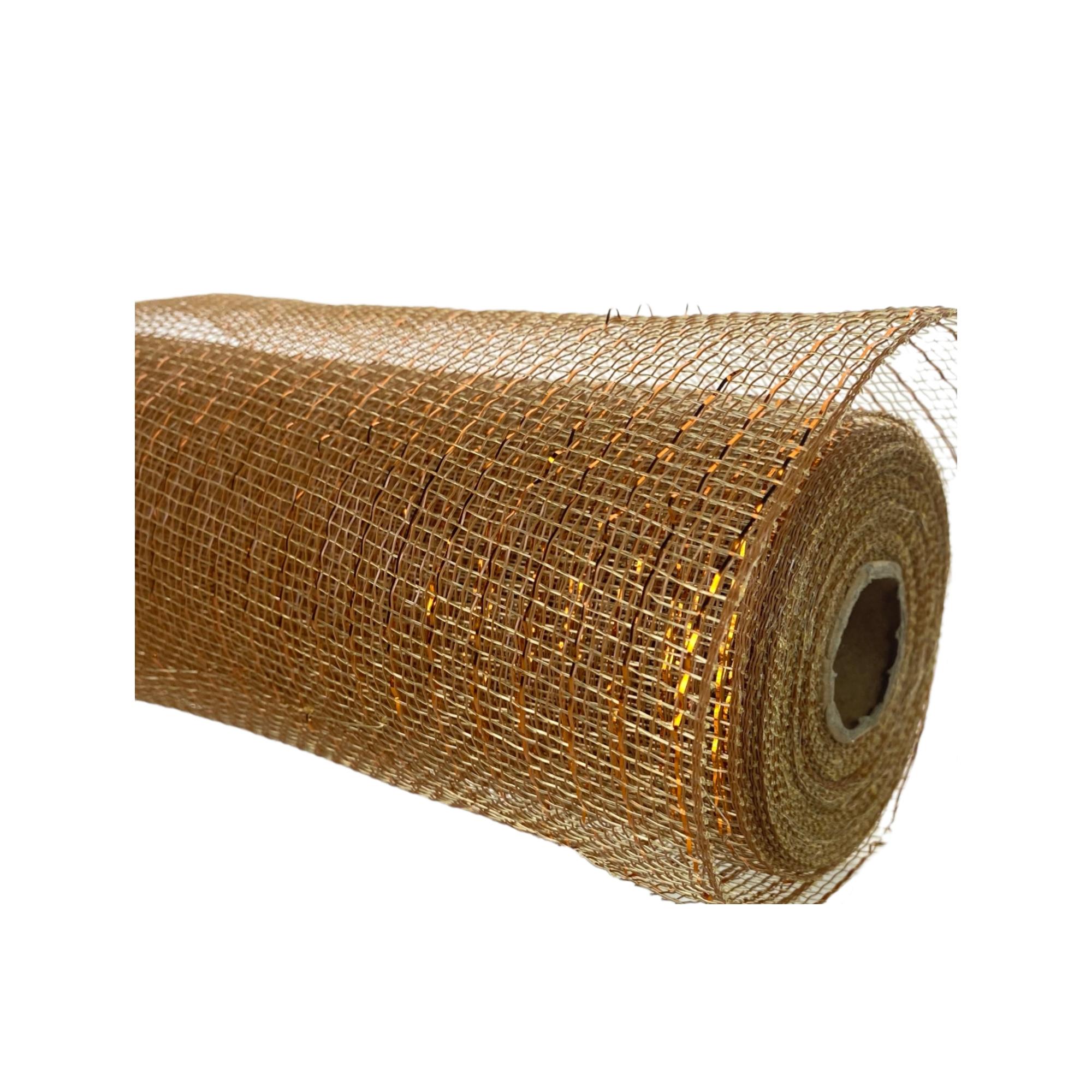 METALLIC MESH 25CMX9YDS COLOR:BROWN / CHAMPAGNE - 130-6600087/25