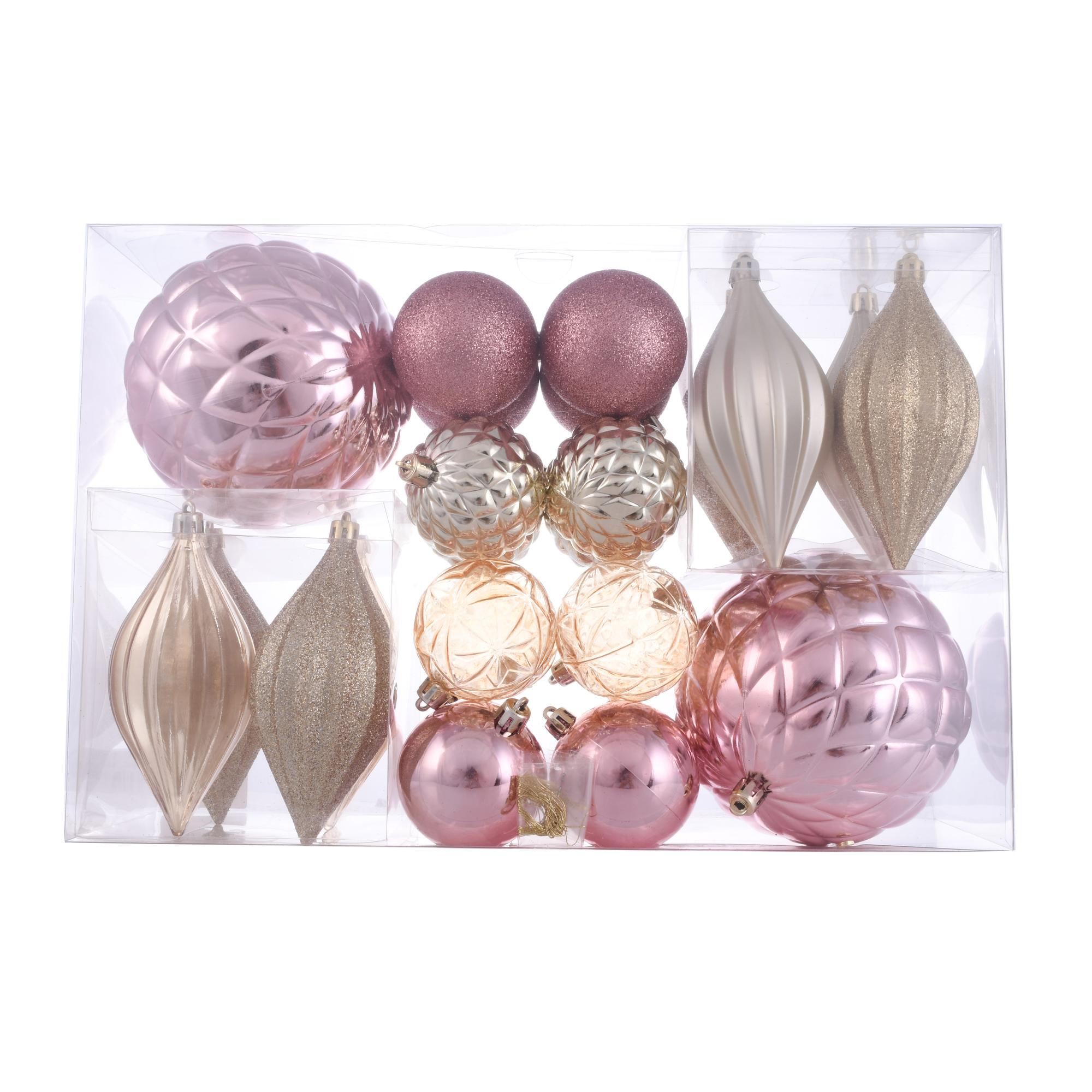 CONJUNTO DE ENFEITES DE DECORAÇÃO 26 UNIDADES - 130-9501399