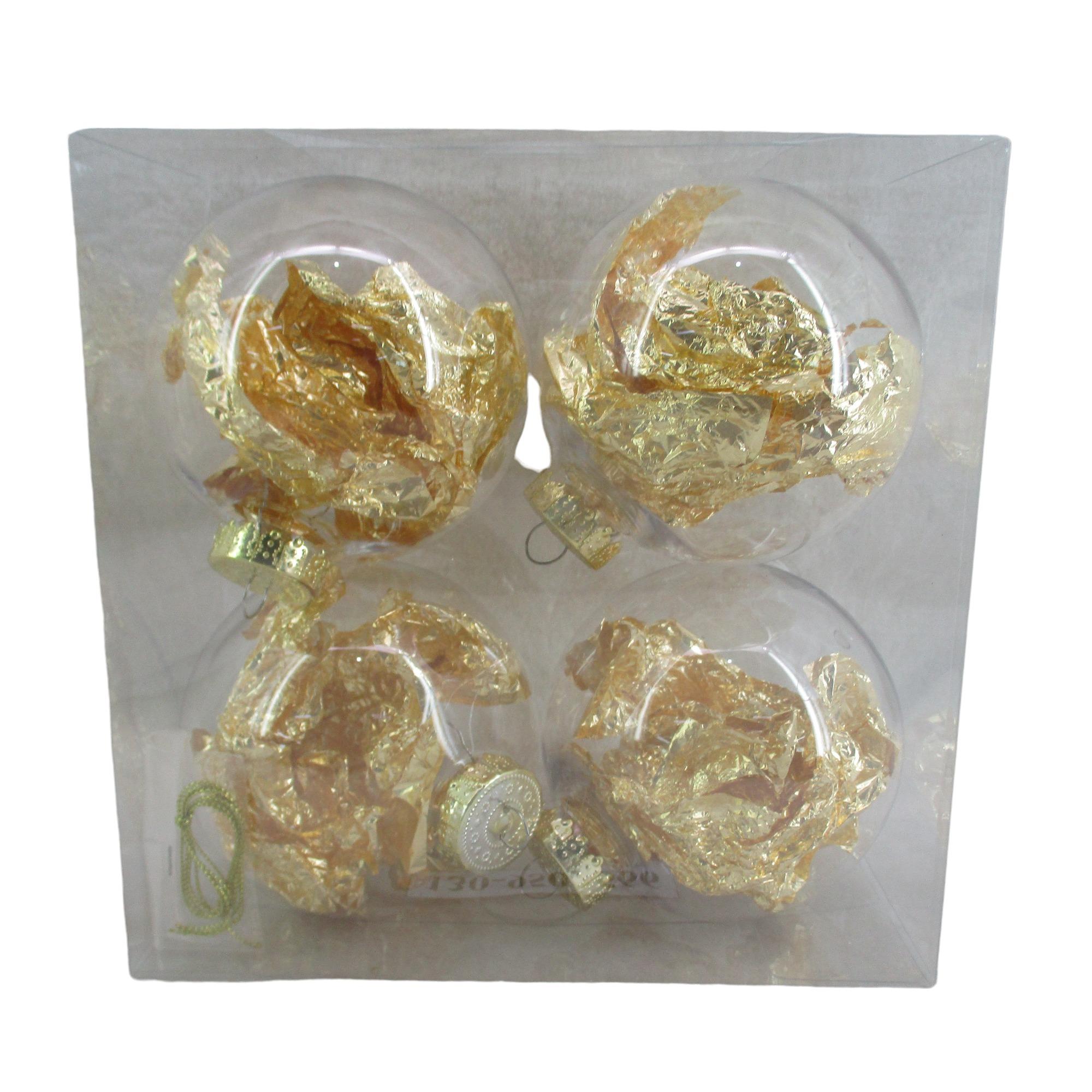 BOLA DE DECORAÇÃO JG 100MM 4 UNIDADES 20 0MM - 130-9502566