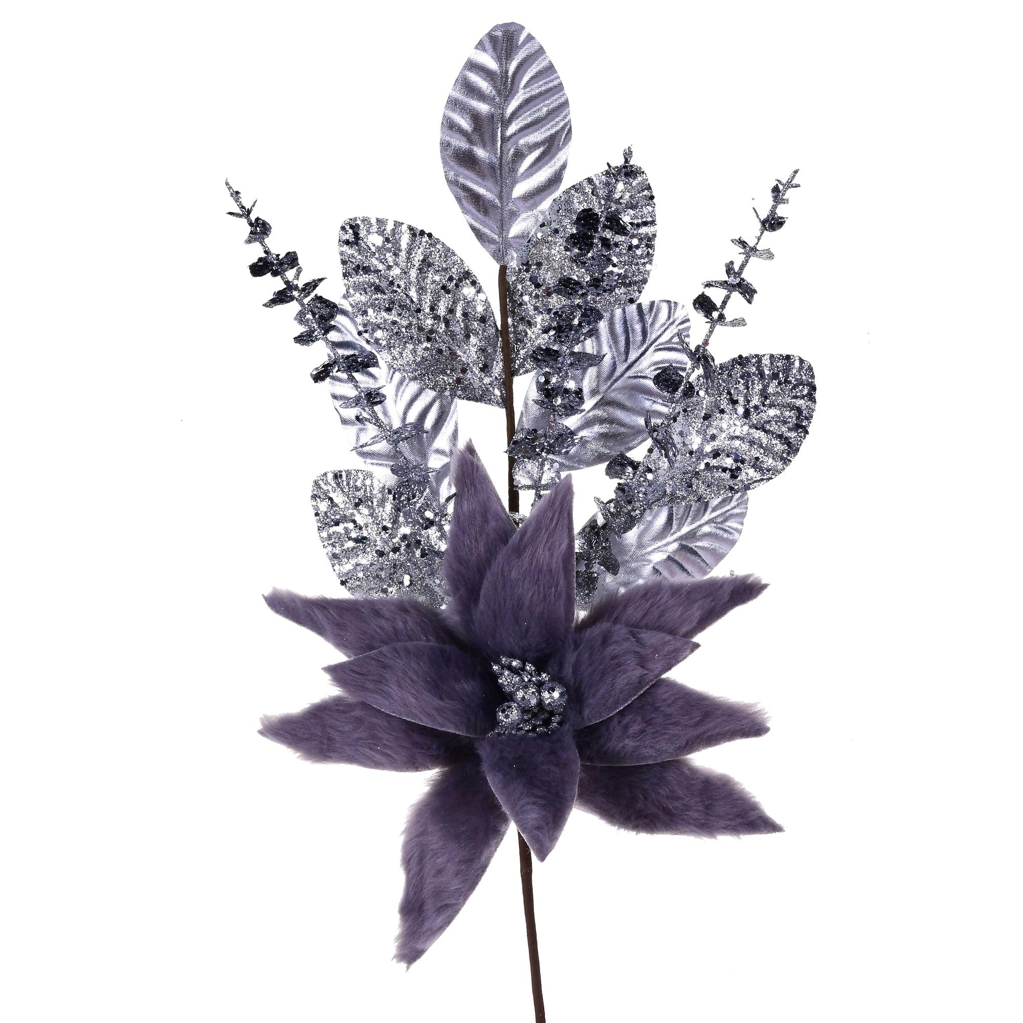 POINSETIA DECOR L:70CM FLOWER - 140-4100262