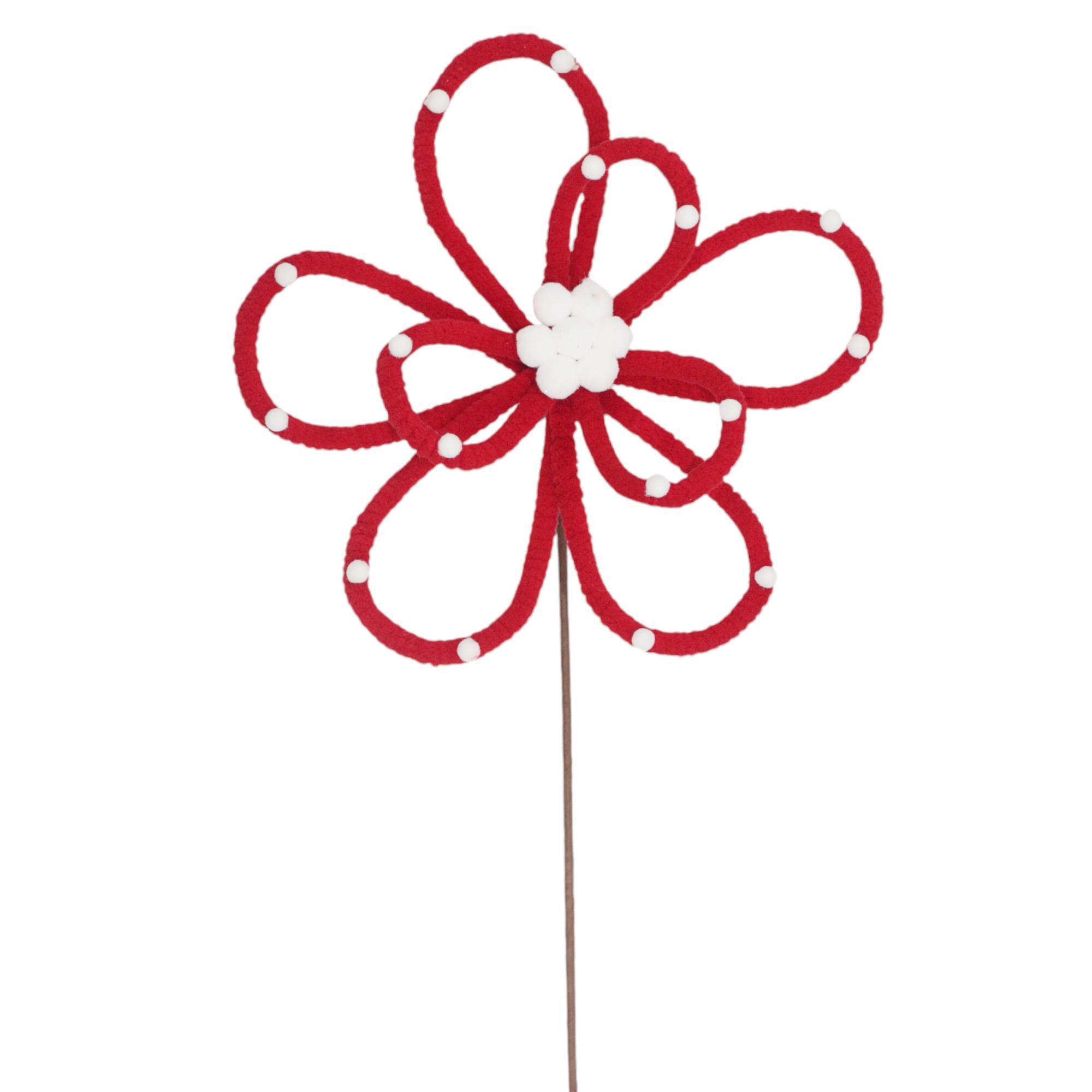POINSETTIA DECOR 55X27X7CM - 140-4102100