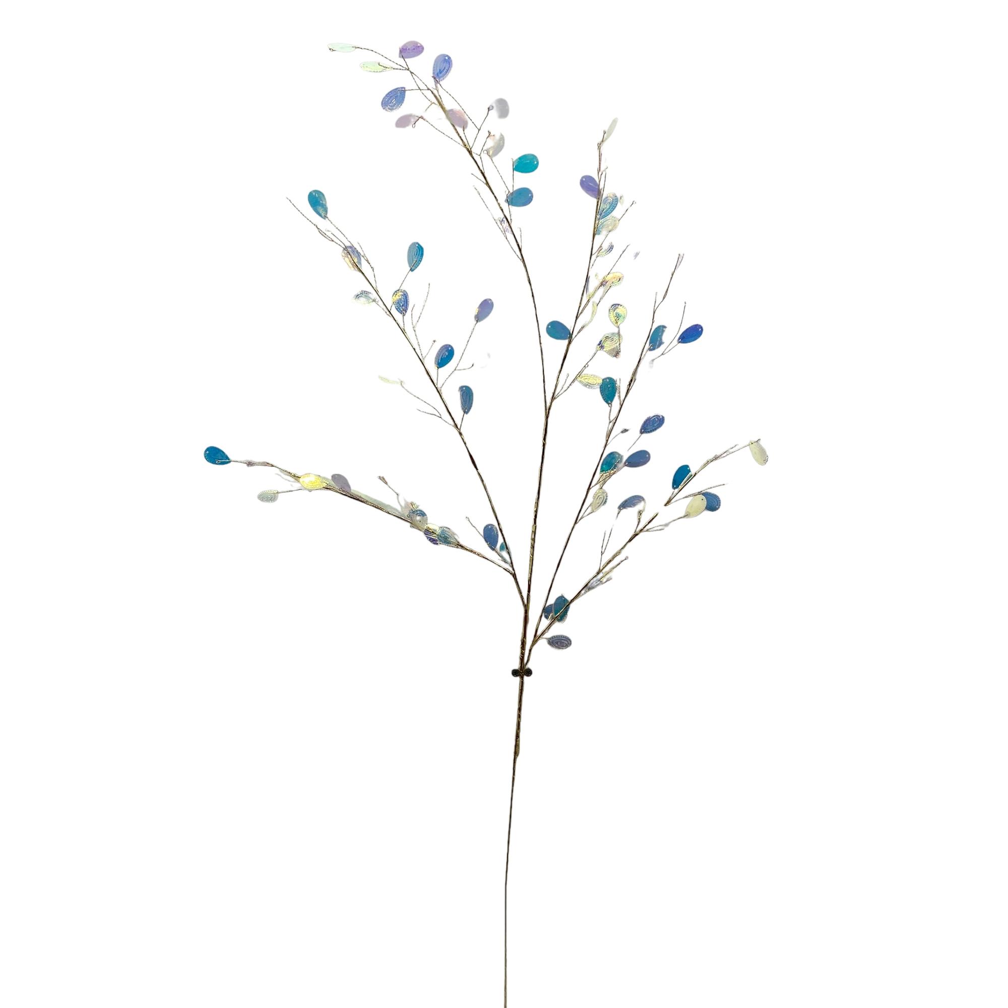 PLASTIC BEAD AND LEAVES BRANCH - 140-4700252