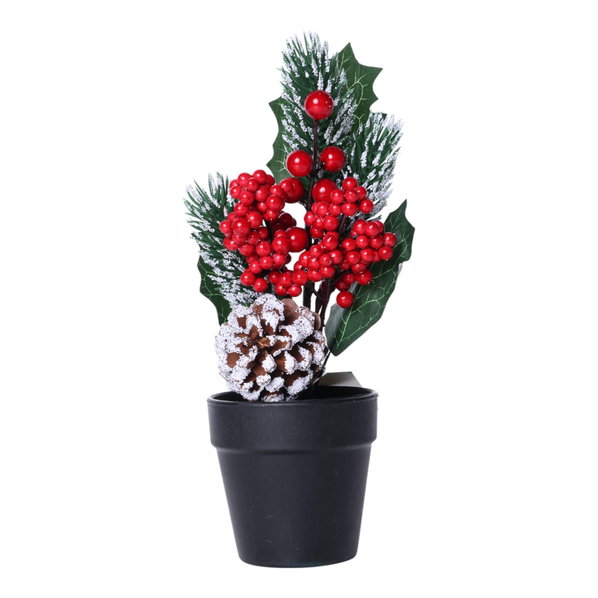 BERRY PINECONE W/ POT - 140-5702851