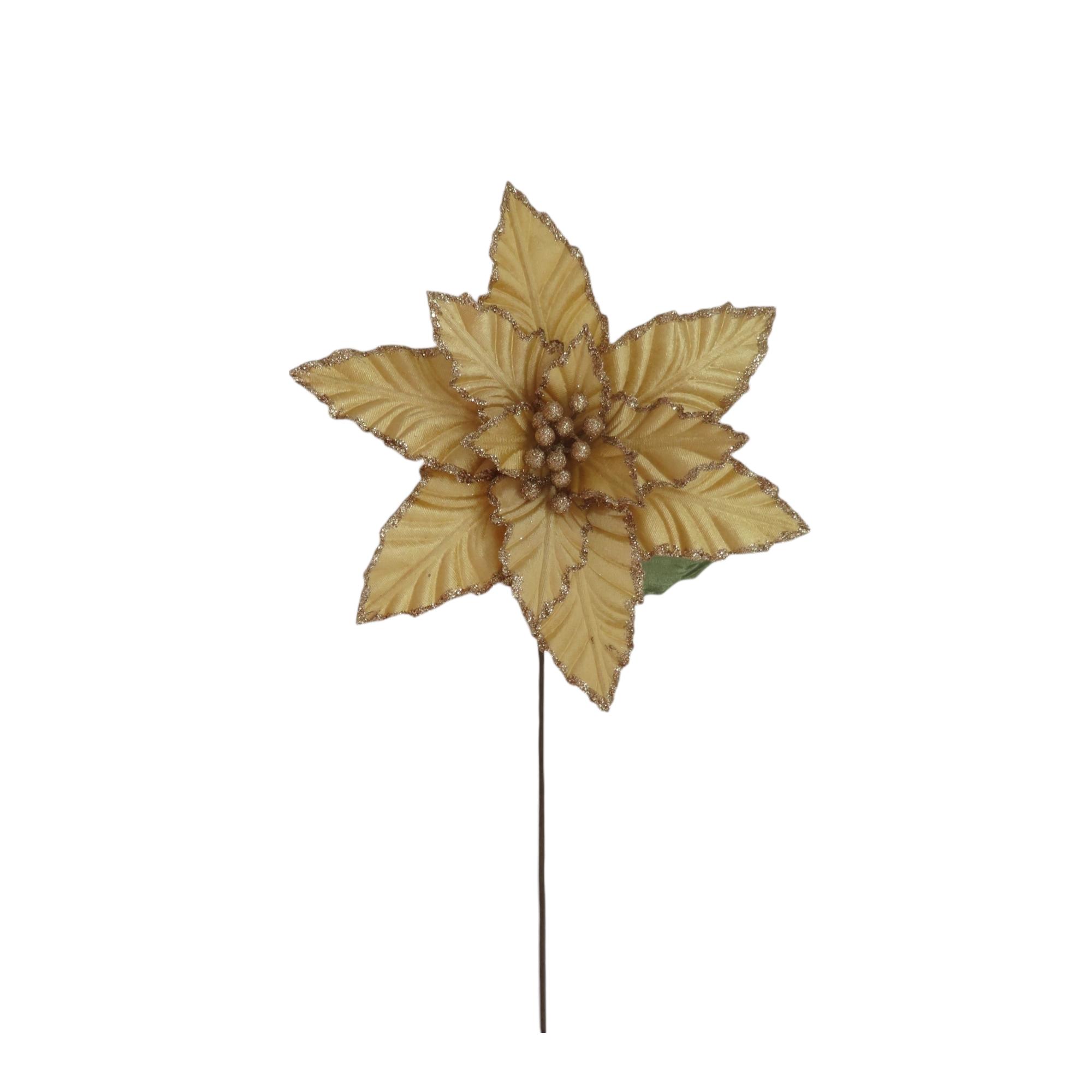 POINSETTIA DECOR 32X32X55CM - 140-5802190