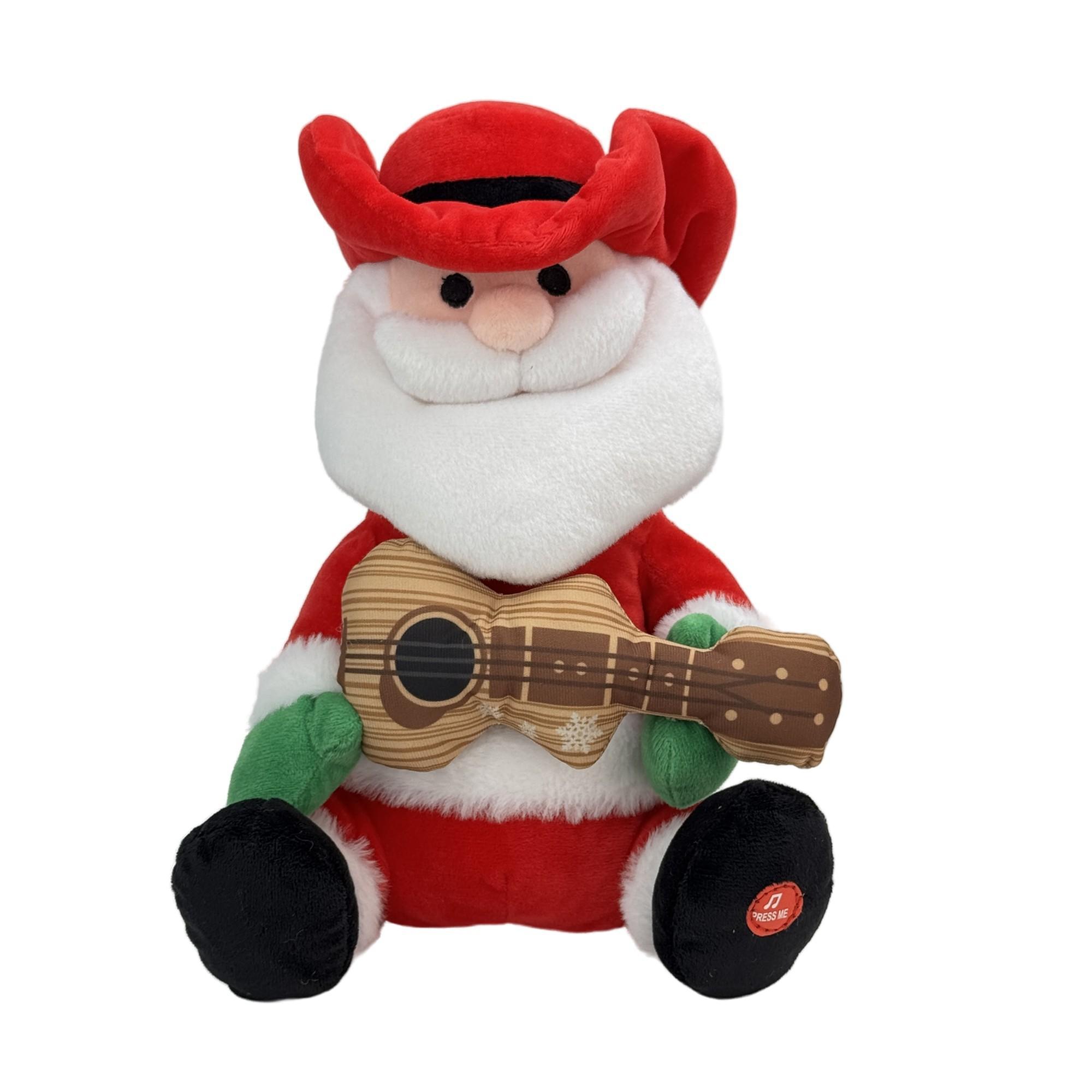 HEAD MOVING COWBOY SANTA - 150-2000153B