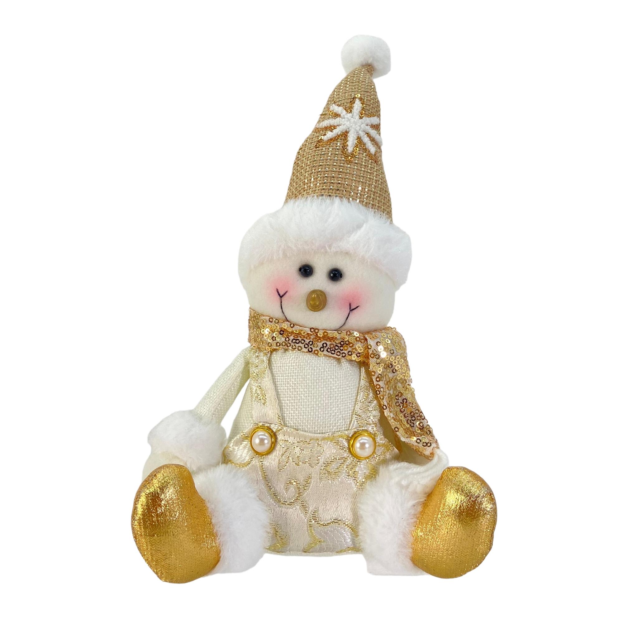 30CMH SITTING SNOWMAN - 150-8000451B
