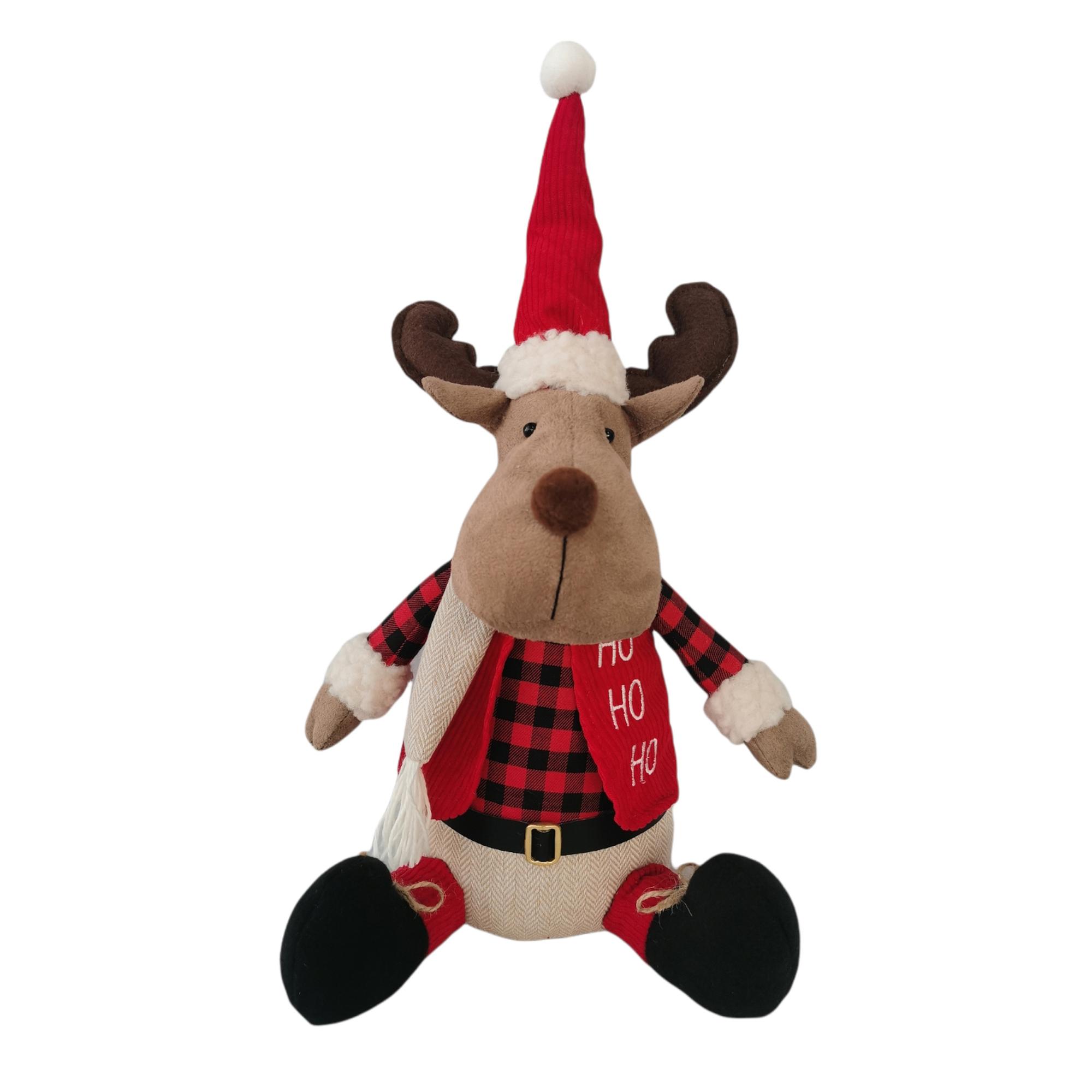 SITTING CHUBBY REINDEER - 150-8100589C
