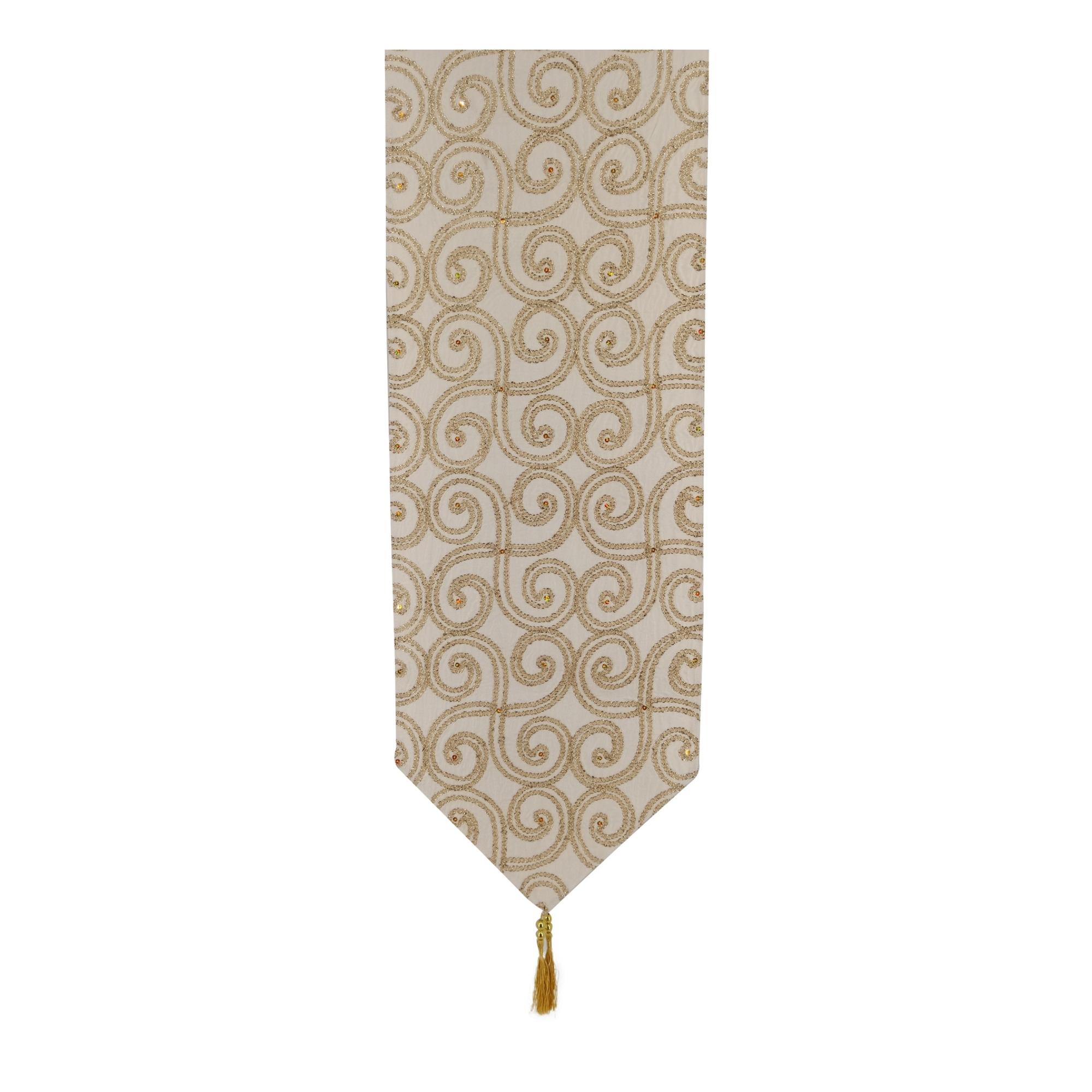 TABLE RUNNER W/2 TASSELS 30x18 - 160-4500963