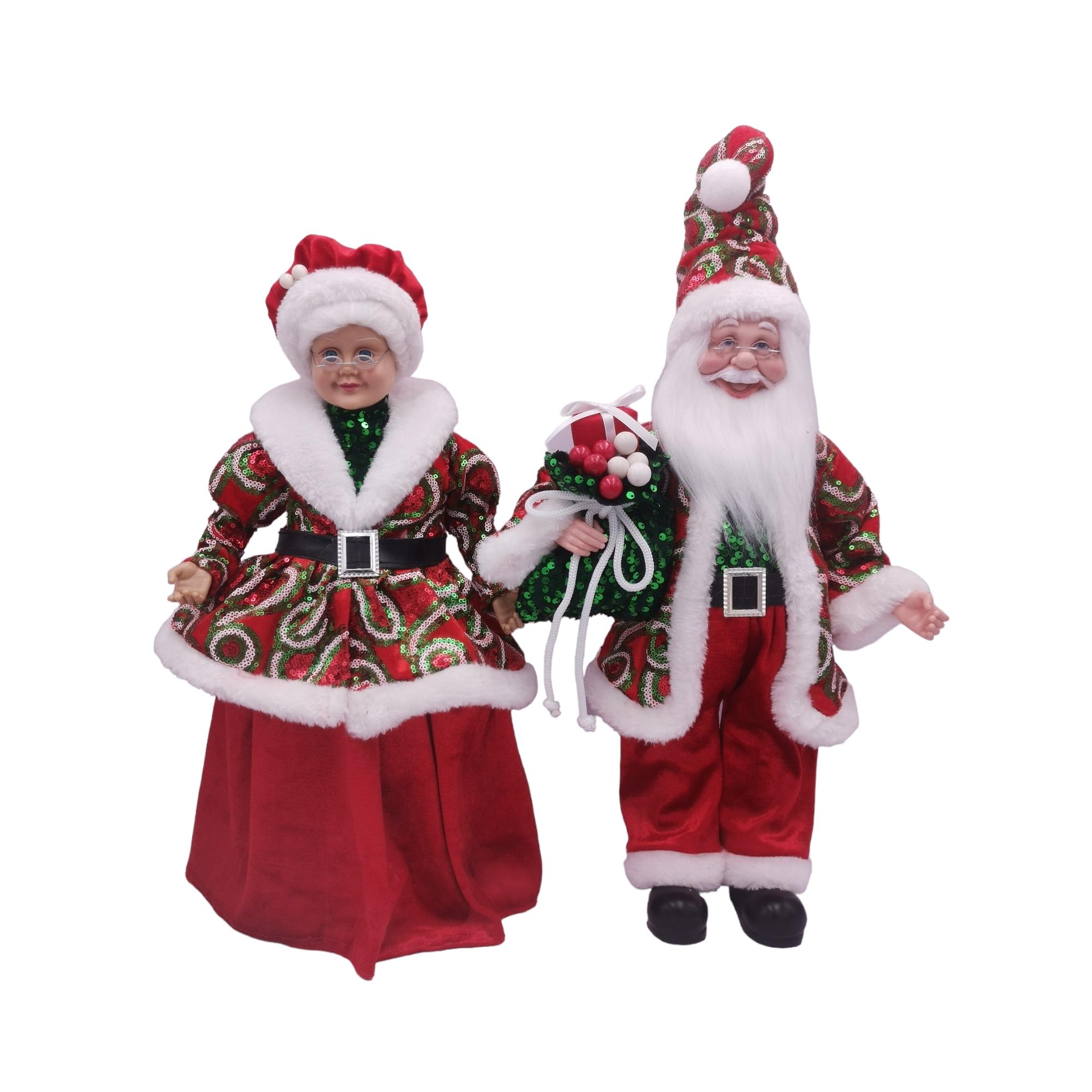 JG SANTA/MAMA SANTA DECORAÇÃO 2PCS - 160-4502600