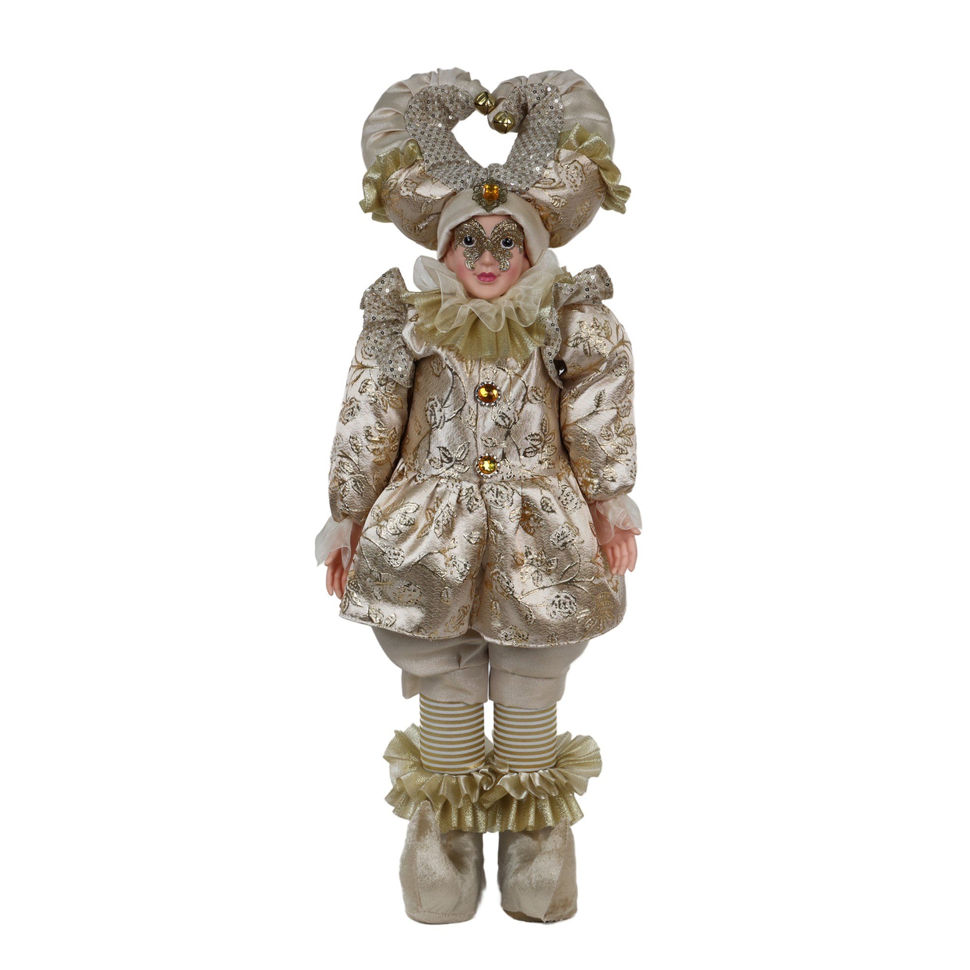STANDING MASK JESTER 80CMH PLASTIC HEADHANDS - 160-4503991