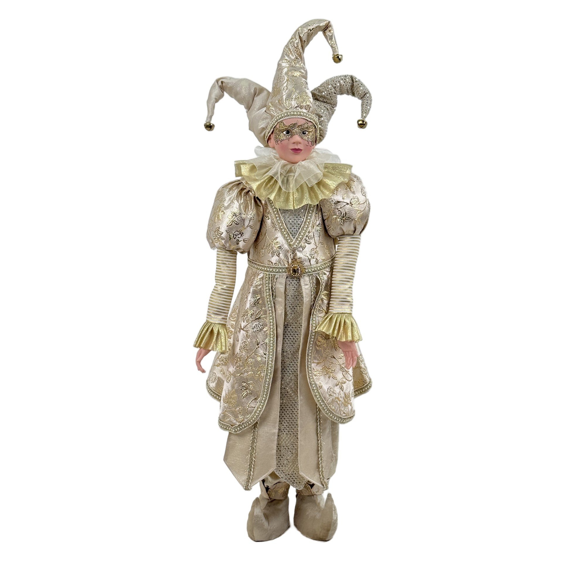 STANDING MASK JESTER 122CMH PLASTIC HEADHANDS - 160-4503993