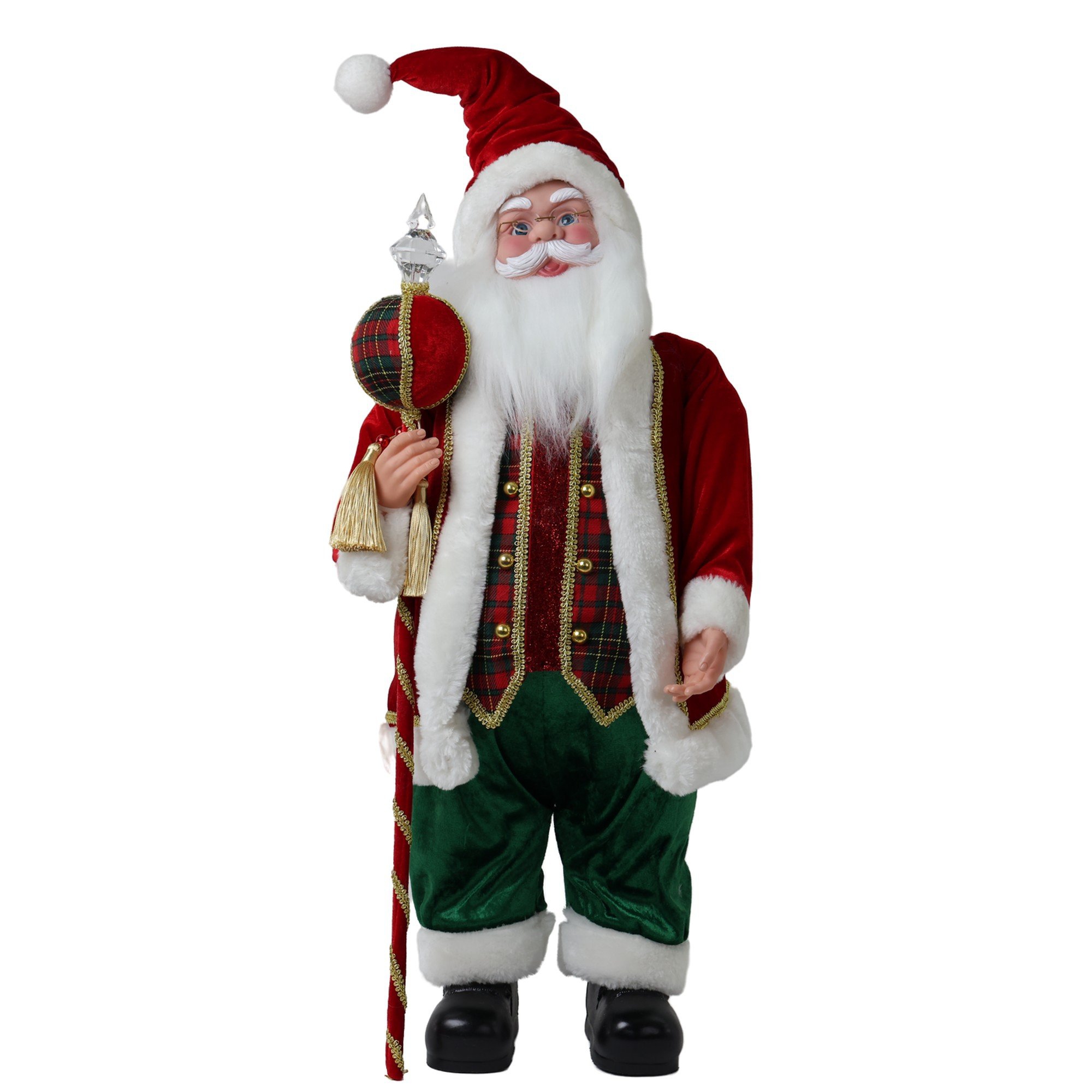 SANTA DE PIE C/MUS C/MOV - 160-4504005