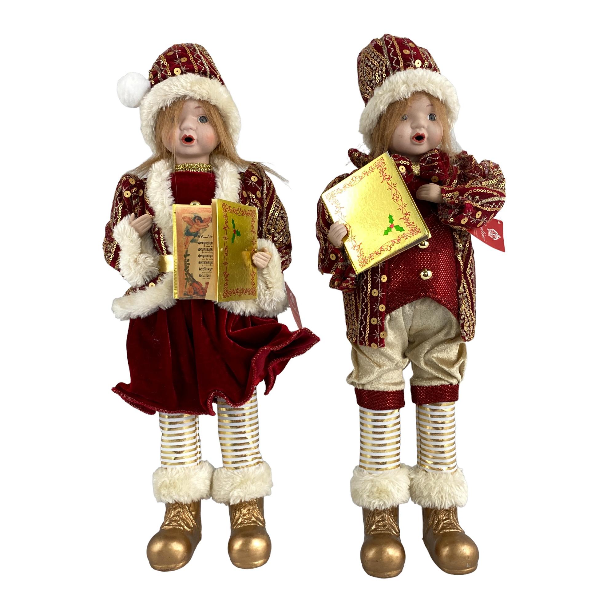 STANDING BOY AND GIRL SET OF 2
20X11X45.5CM - 160-7000819