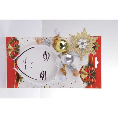 VINCHA NAVIDEÑA 24.5x16x4cm