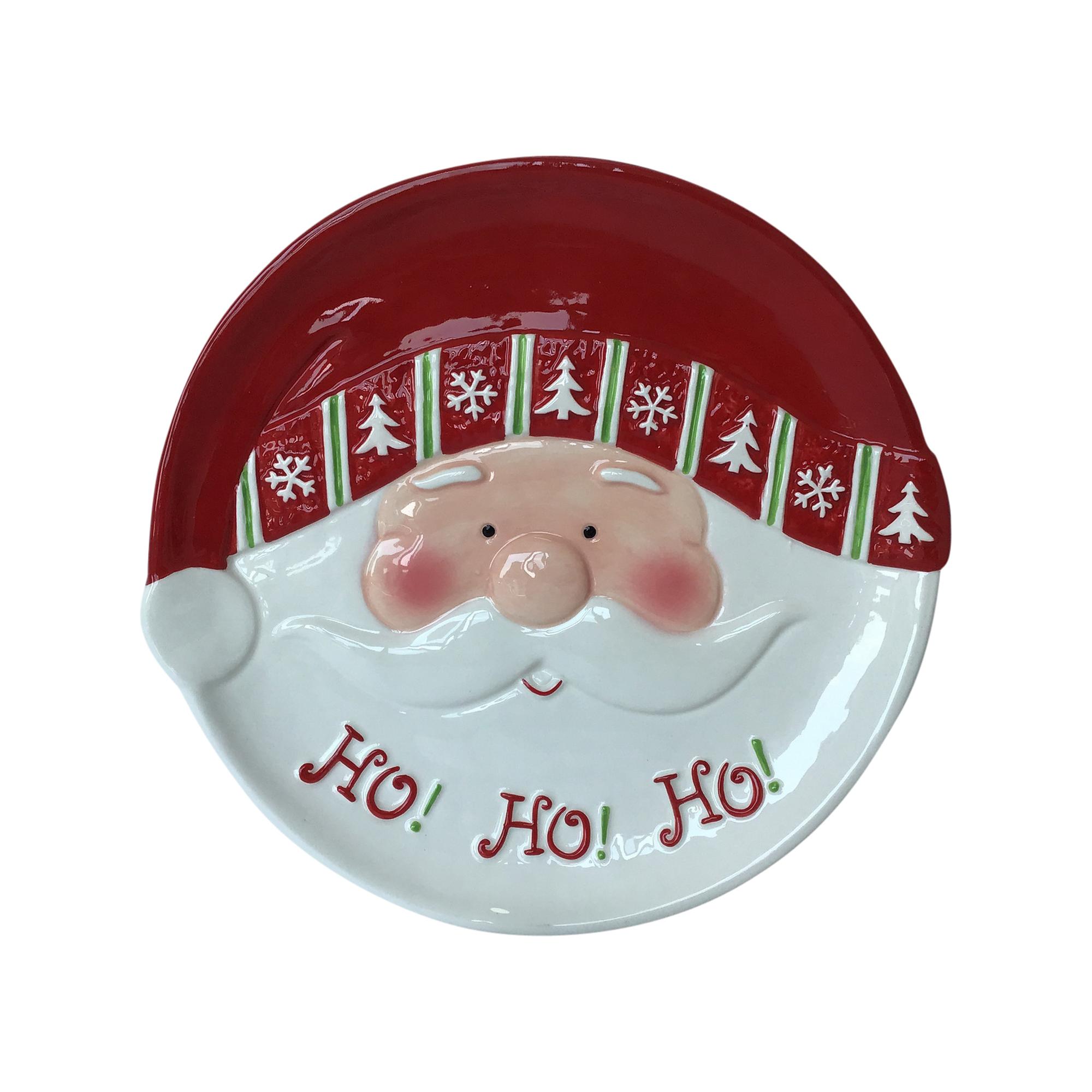 SANTA CERAMIC PLATE - 180-1300086
