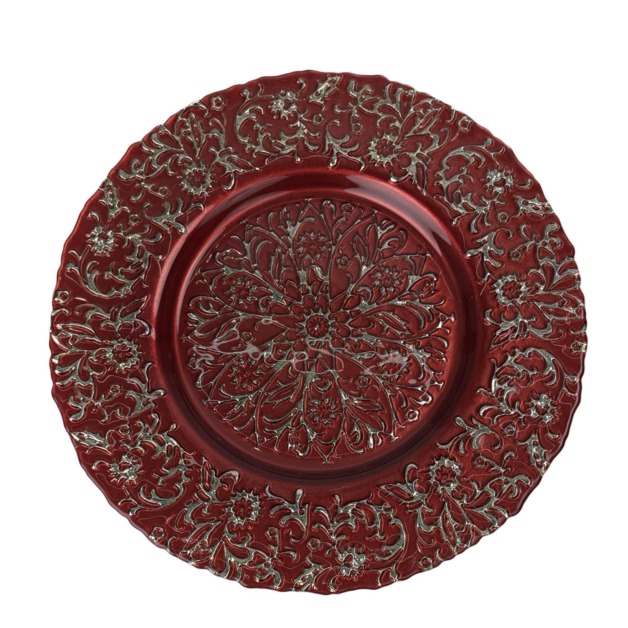 PORTAPLATO DE VIDRIO 33CM - 180-3200148