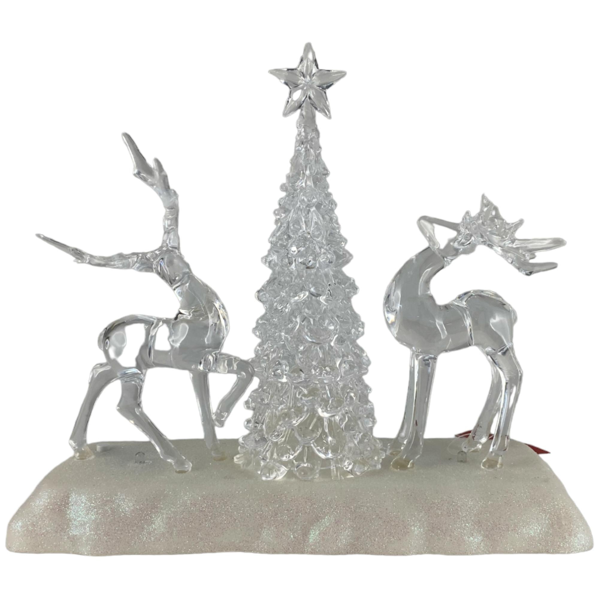 B/O LIGHT UP & MUSICAL(8 CHRISTMAS SONGS) REINDEER AND TREE - 200-1000156