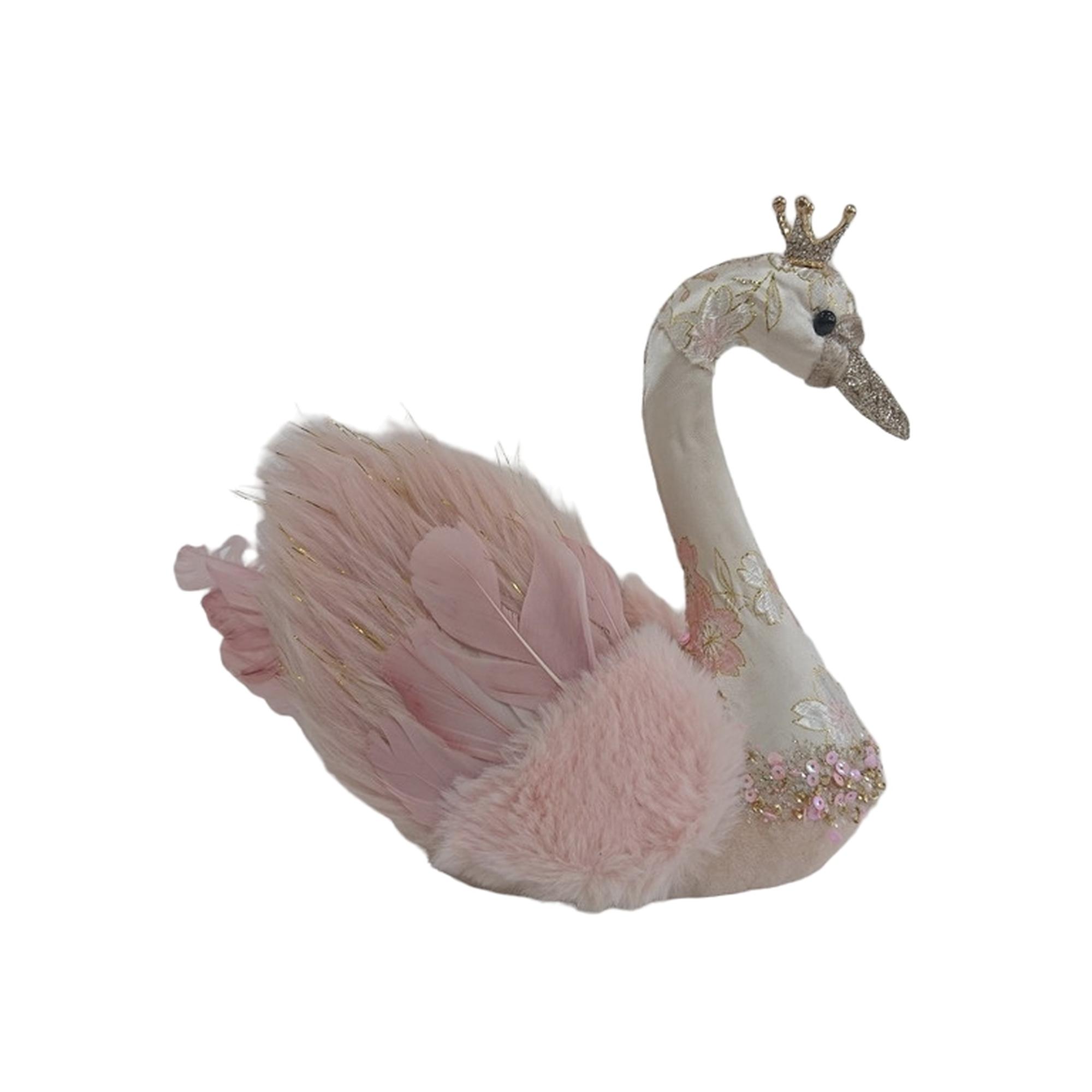 PINK VELVET SWAN - 200-2400314