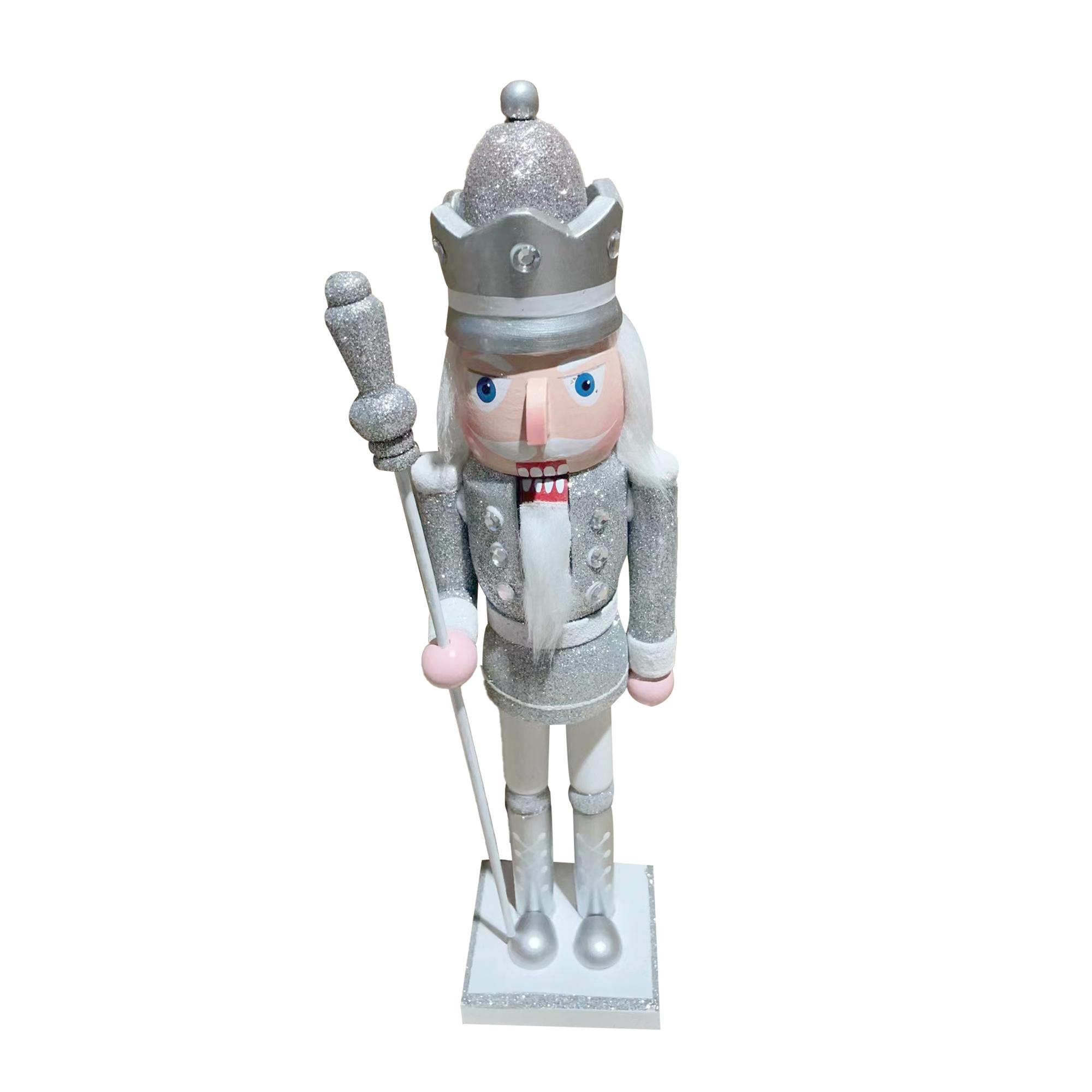 38cm WOODED NUTCRACKER - 200-4100285