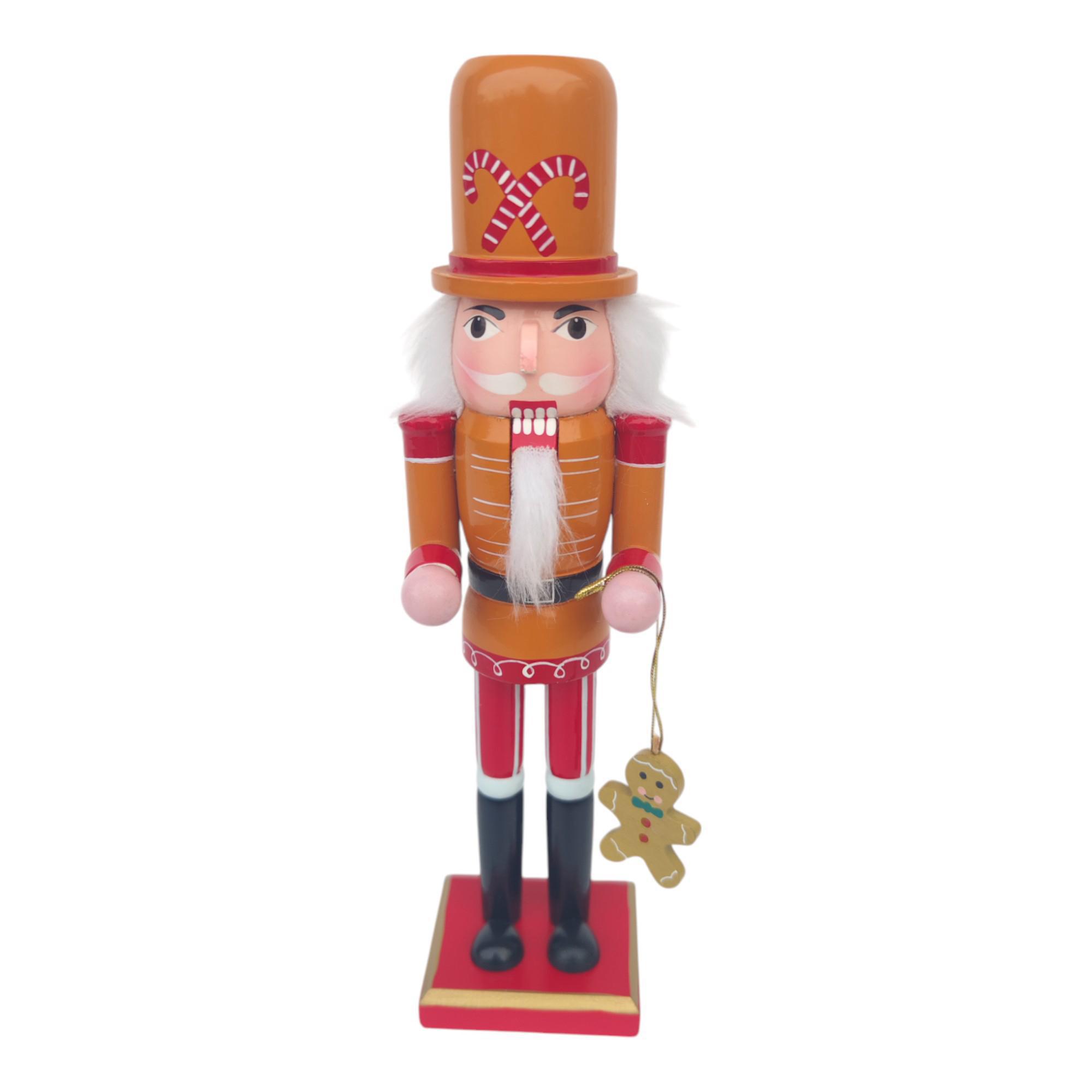 30cm WOODED NUTCRACKER - 200-4100326