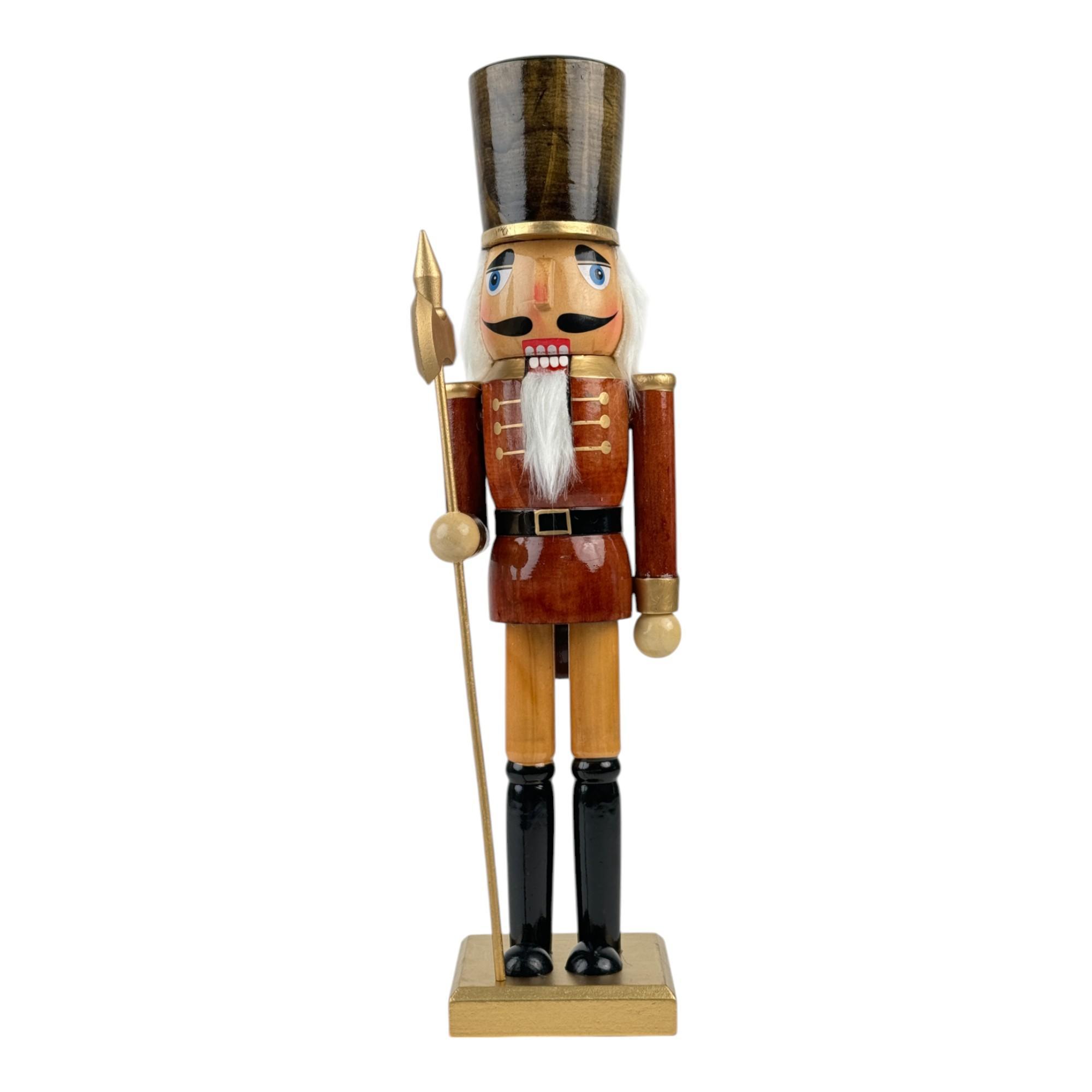 38cm WOODED NUTCRACKER - 200-4100351